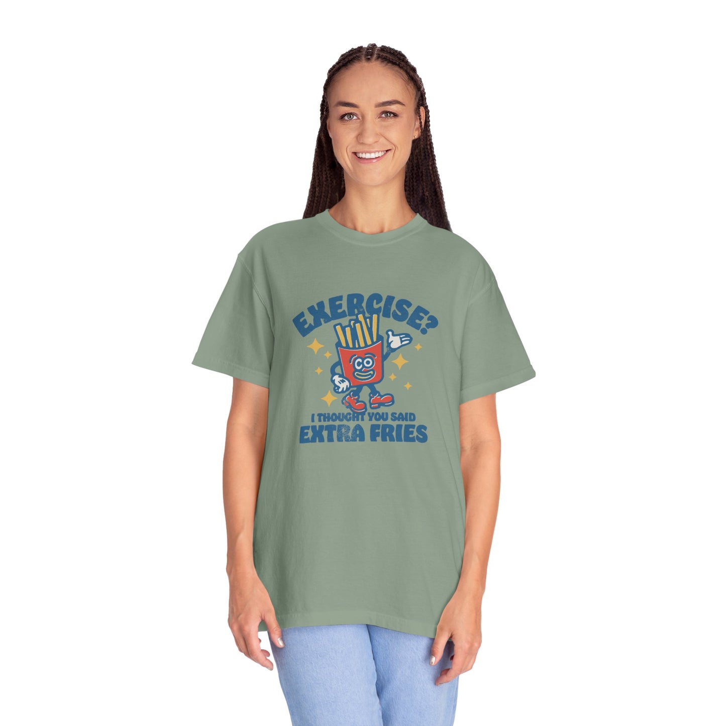 Exercise? Unisex Garment-Dyed T-shirt