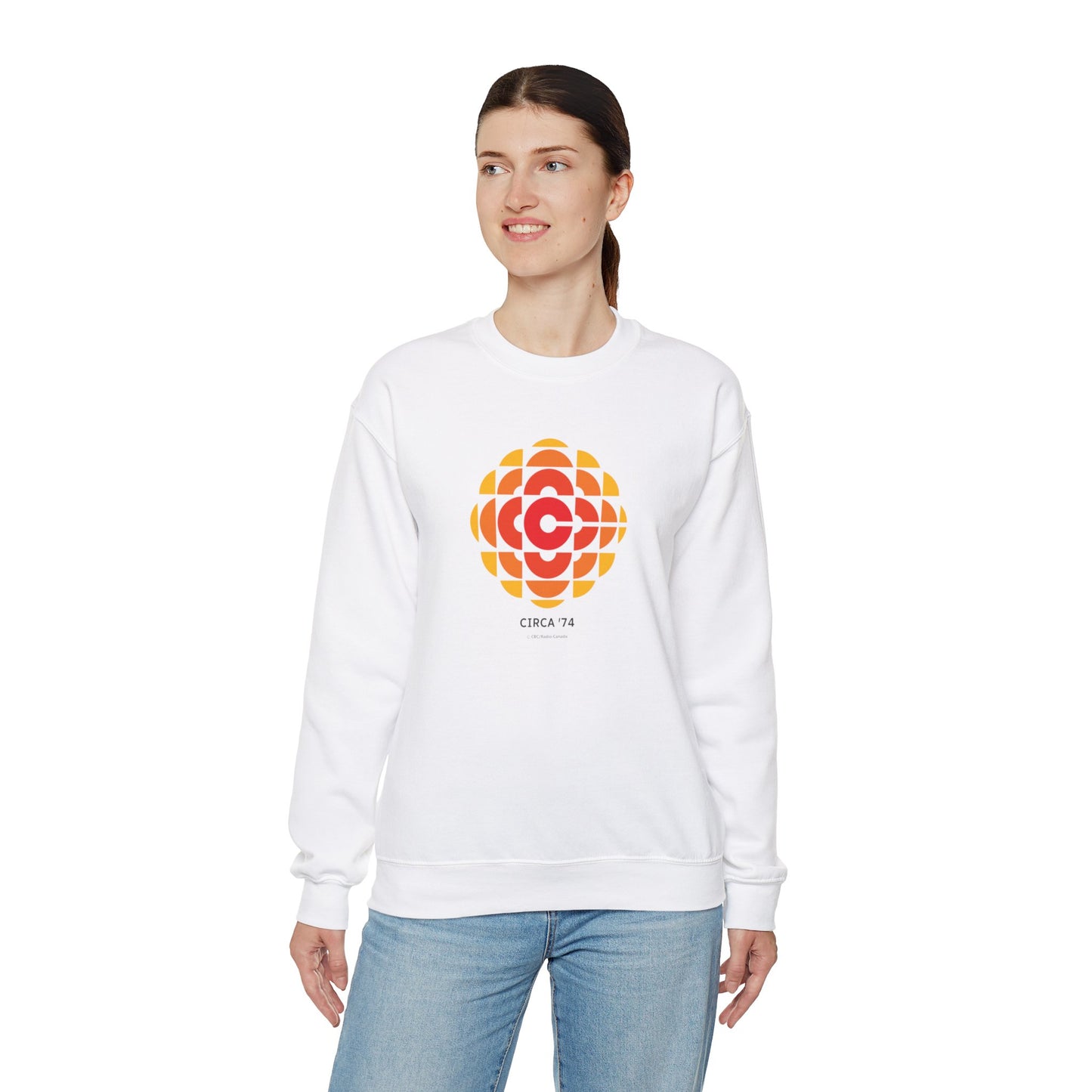 CBC 1974 Retro Logo Unisex Heavy Blend™ Crewneck Sweatshirt