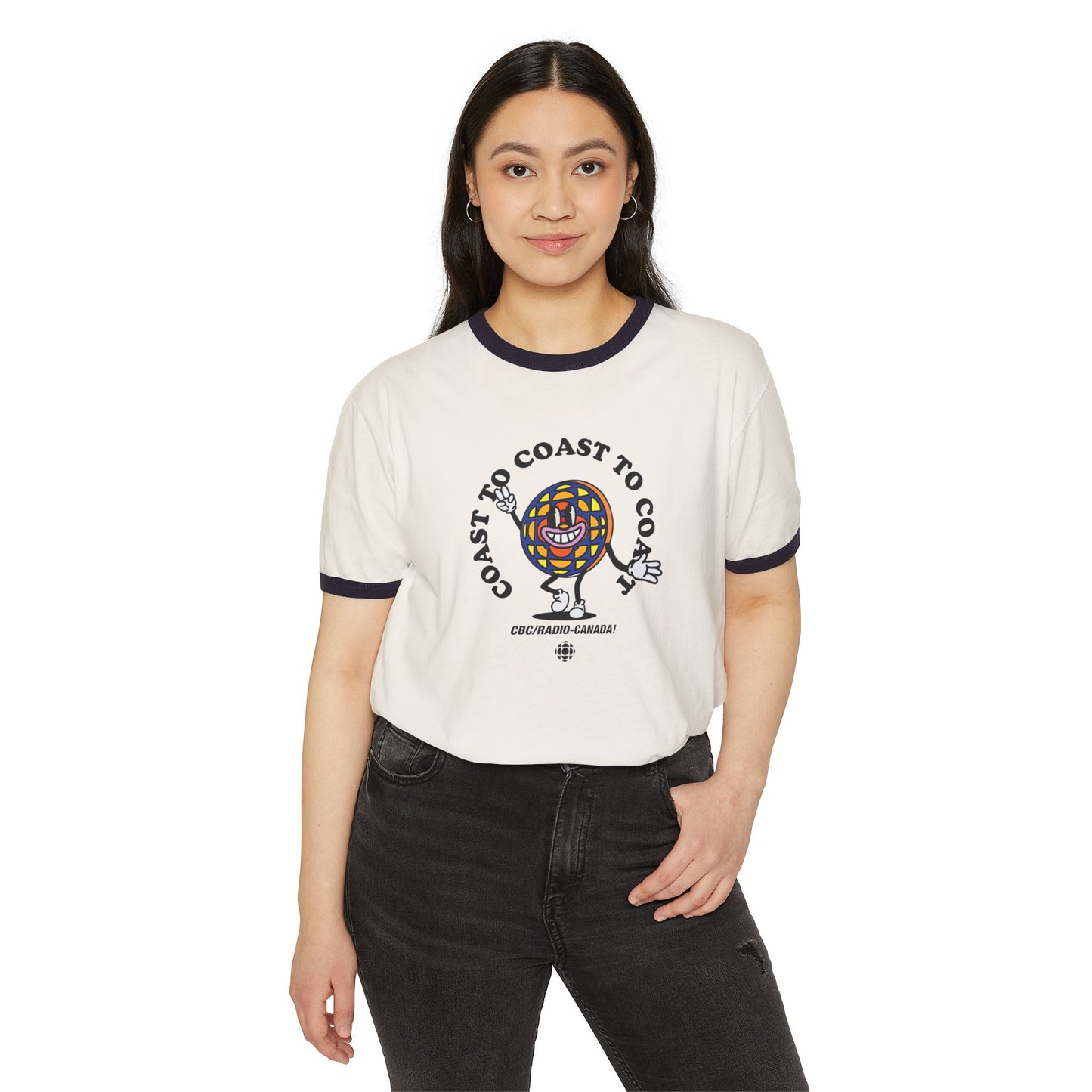 Larry Logo Throwback Unisex Cotton Ringer T-Shirt