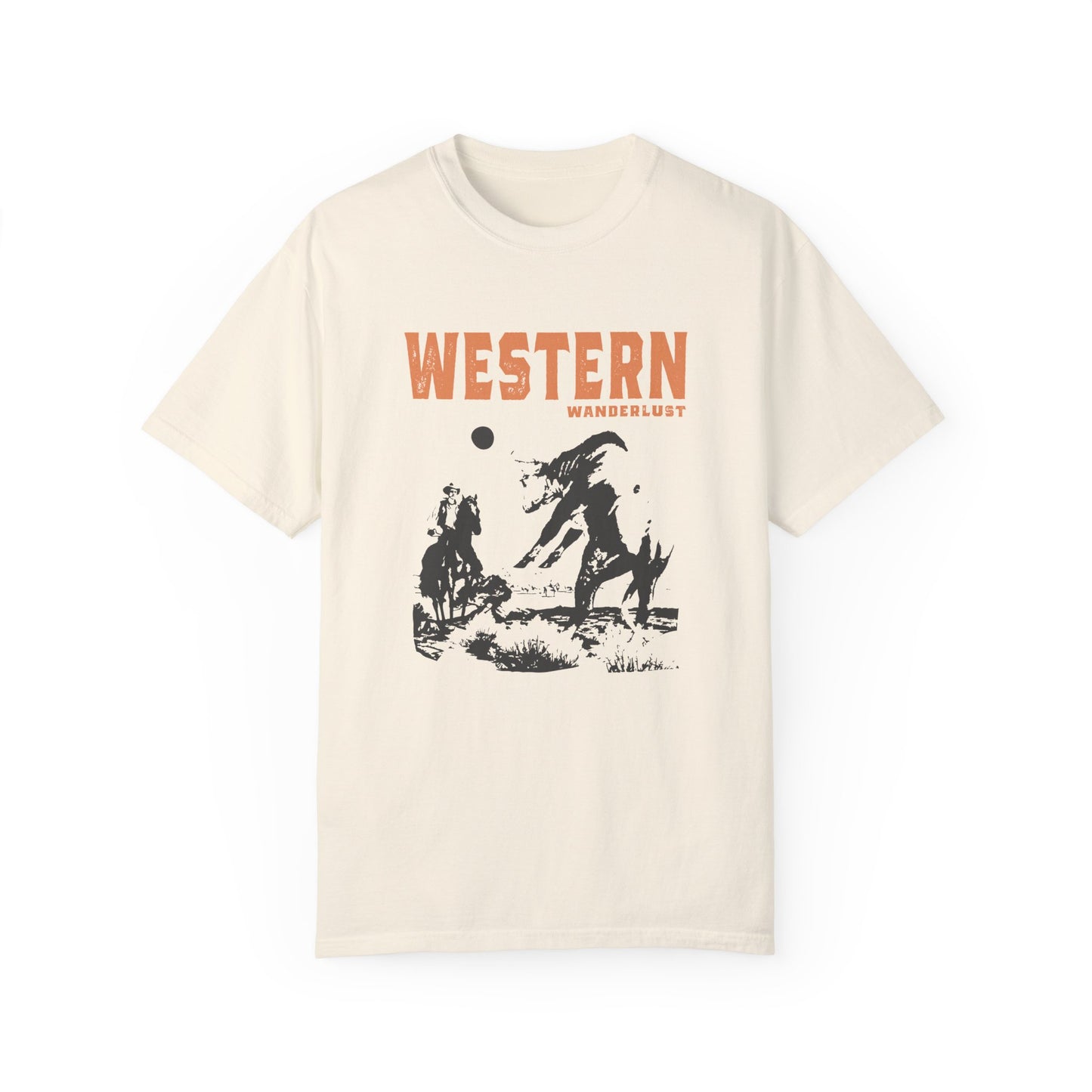 Western Wonderlust Unisex Garment-Dyed T-shirt