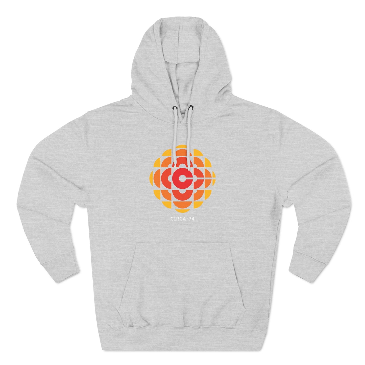 CBC 1974 Retro Logo Three-Panel Fleece Hoodie