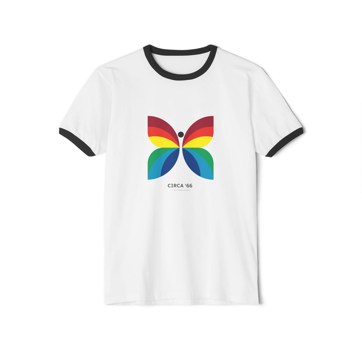 CBC 1966 Logo Retro Unisex Cotton Ringer T-Shirt
