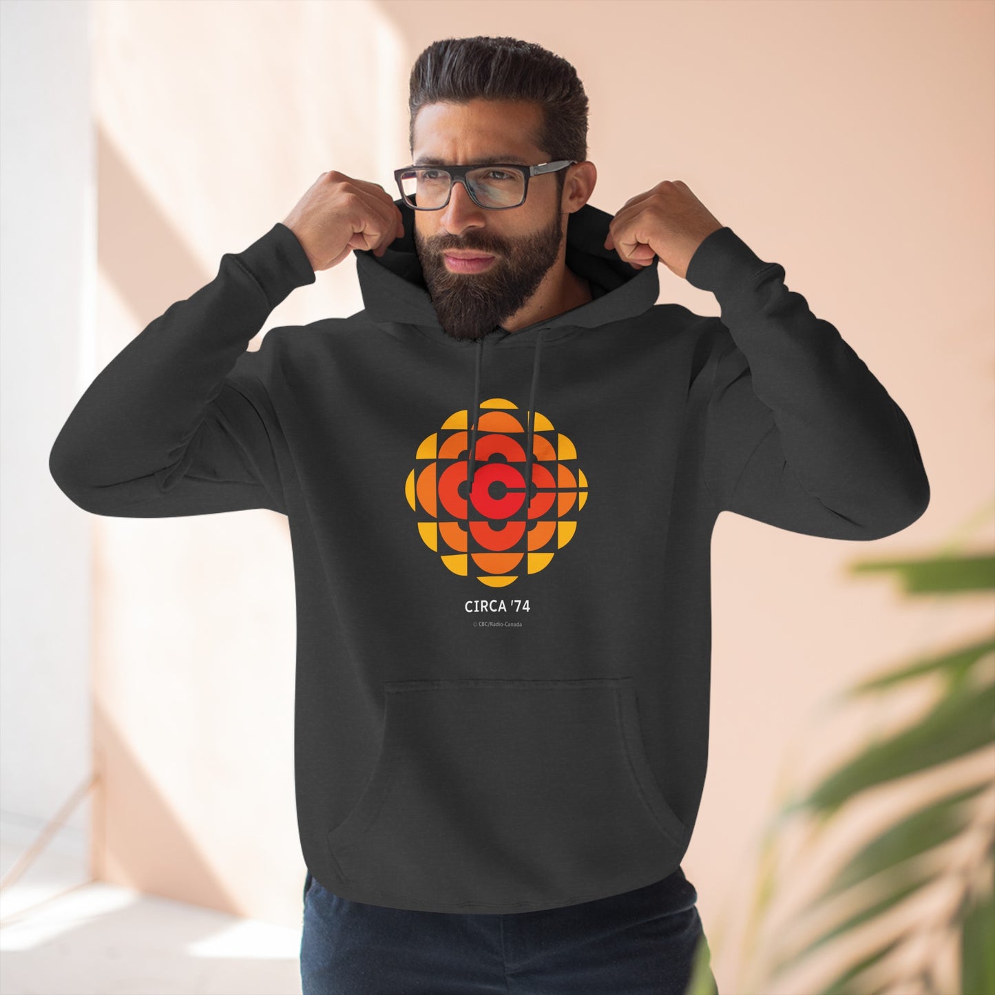 CBC 1974 Retro Logo Three-Panel Fleece Hoodie