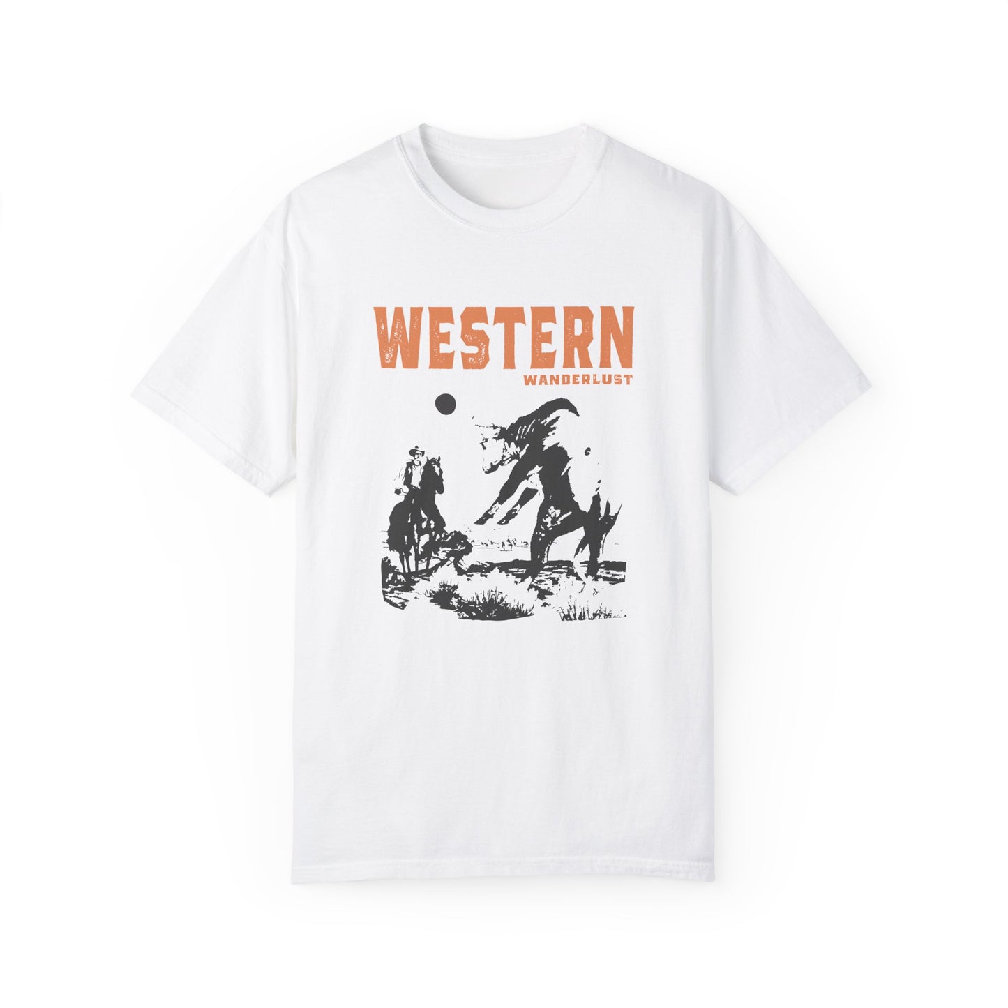 Western Wonderlust Unisex Garment-Dyed T-shirt