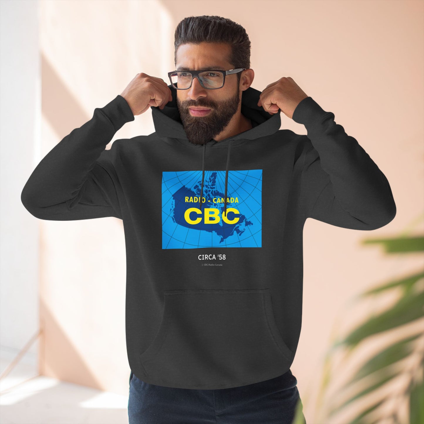 CBC 1958 Retro Logo Three-Panel Fleece Hoodie