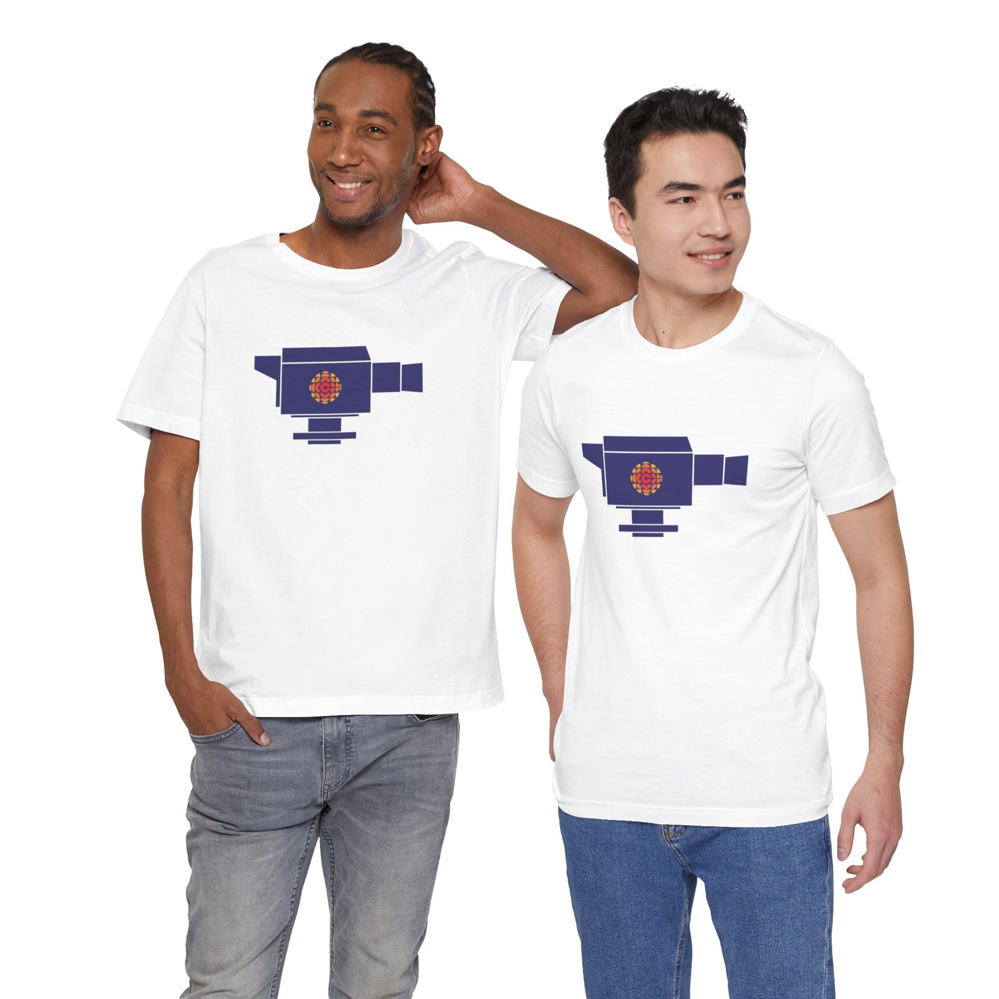 CBC Camera 1974 Retro Logo Unisex Jersey Short Sleeve Tee