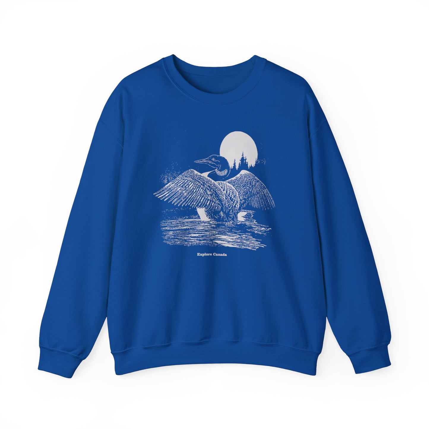 Loon Unisex 100% Made In Canada 50/50 Poly Cotton Crewneck Sweatshirt