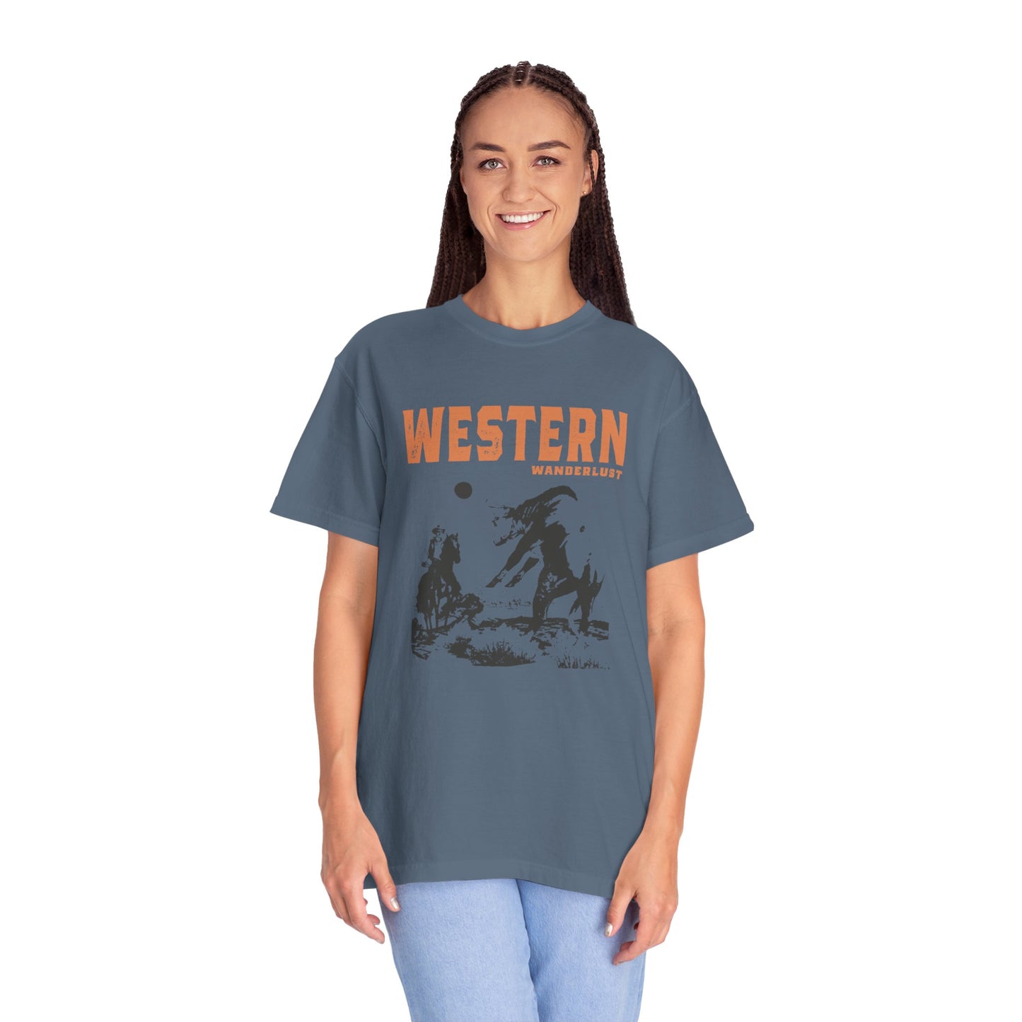 Western Wonderlust Unisex Garment-Dyed T-shirt