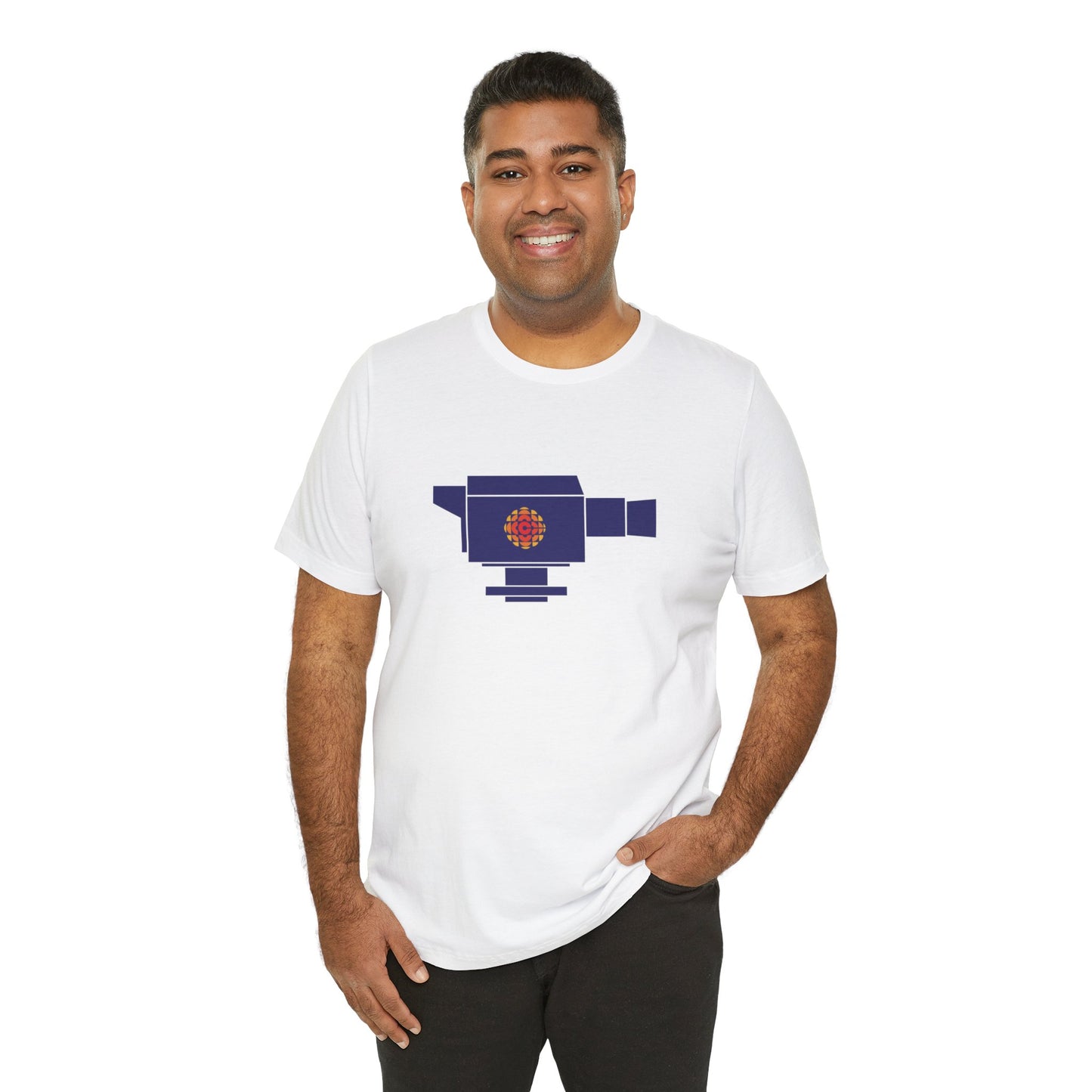 CBC Camera 1974 Retro Logo Unisex Jersey Short Sleeve Tee