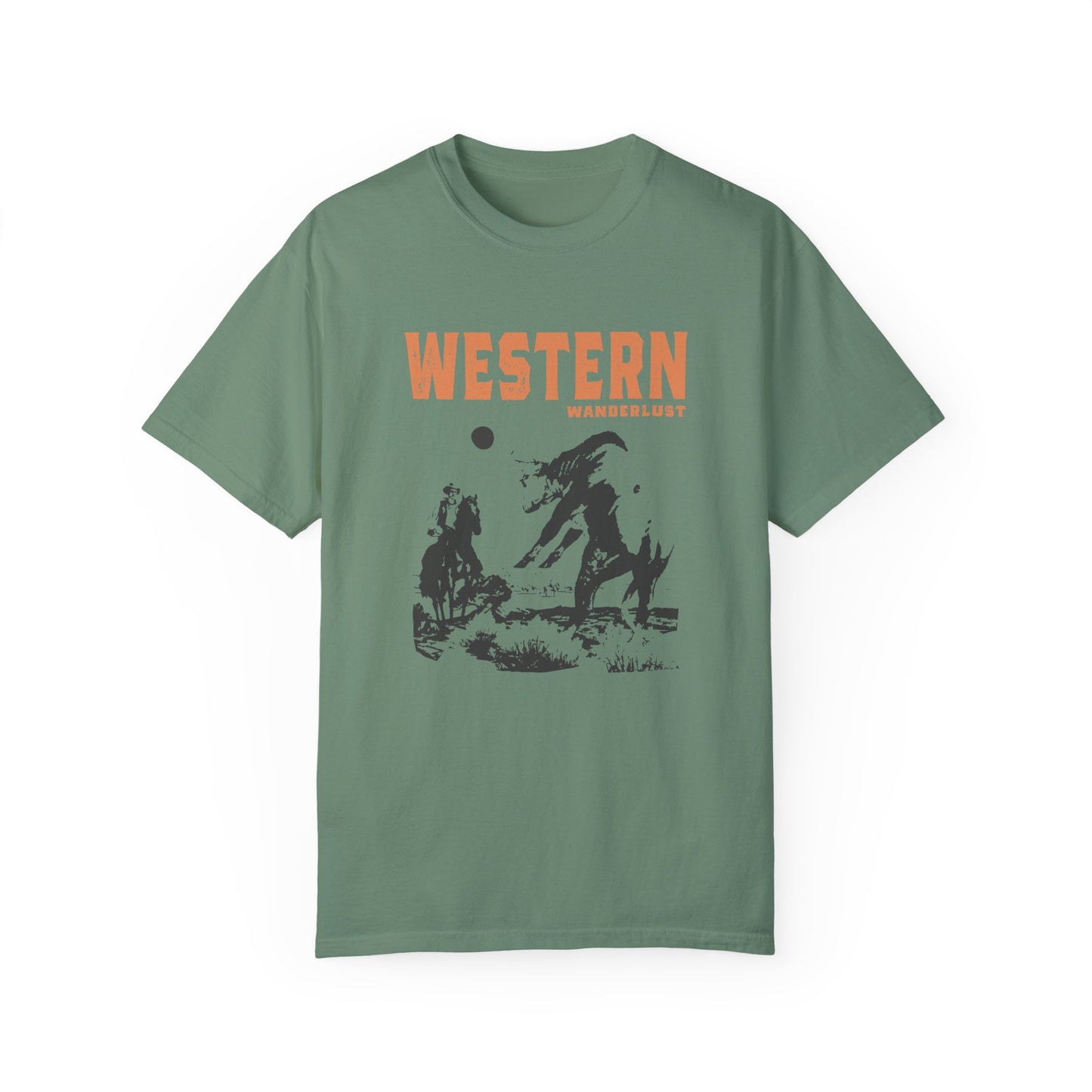 Western Wonderlust Unisex Garment-Dyed T-shirt