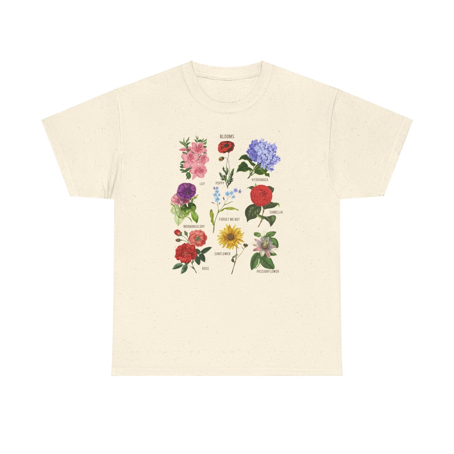 Blooms Flower Unisex Heavy Cotton Tee