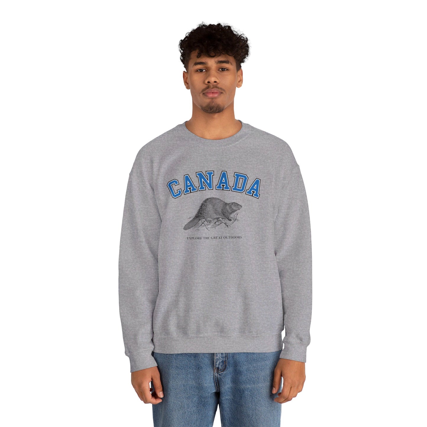 The Canadian Beaver Premium Canadian-Made Crewneck Sweatshirt