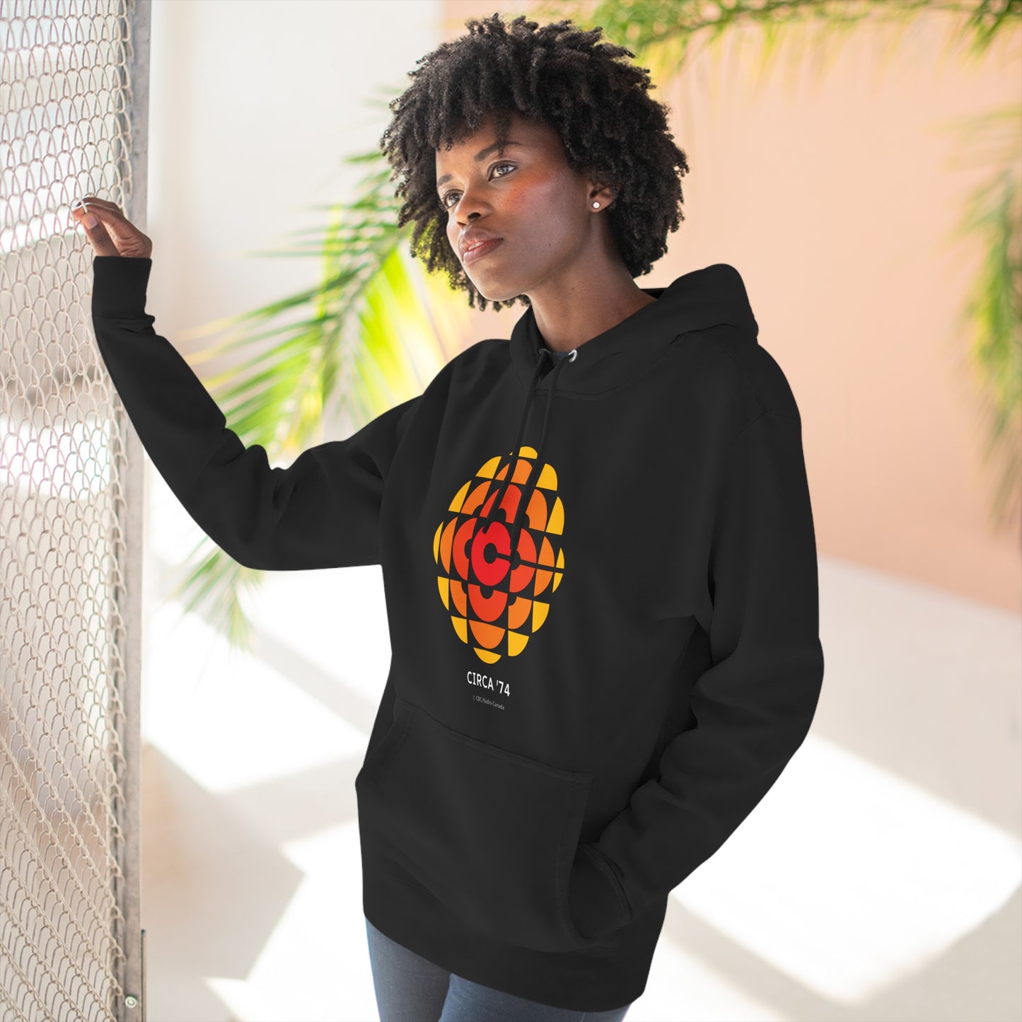CBC 1974 Retro Logo Three-Panel Fleece Hoodie