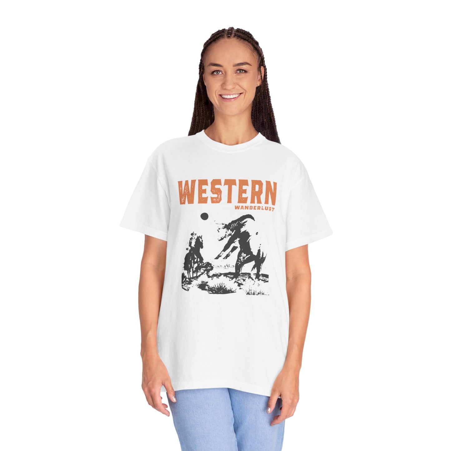 Western Wonderlust Unisex Garment-Dyed T-shirt