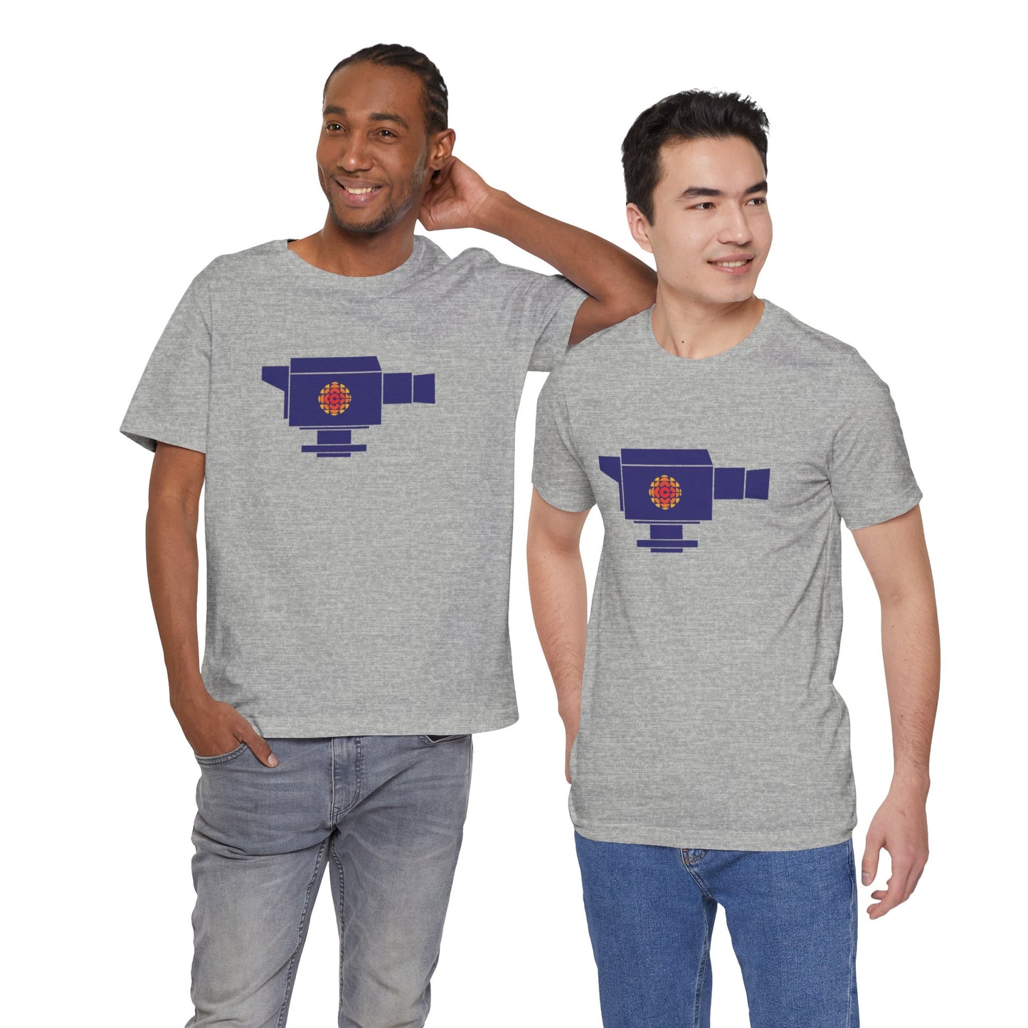 CBC Camera 1974 Retro Logo Unisex Jersey Short Sleeve Tee