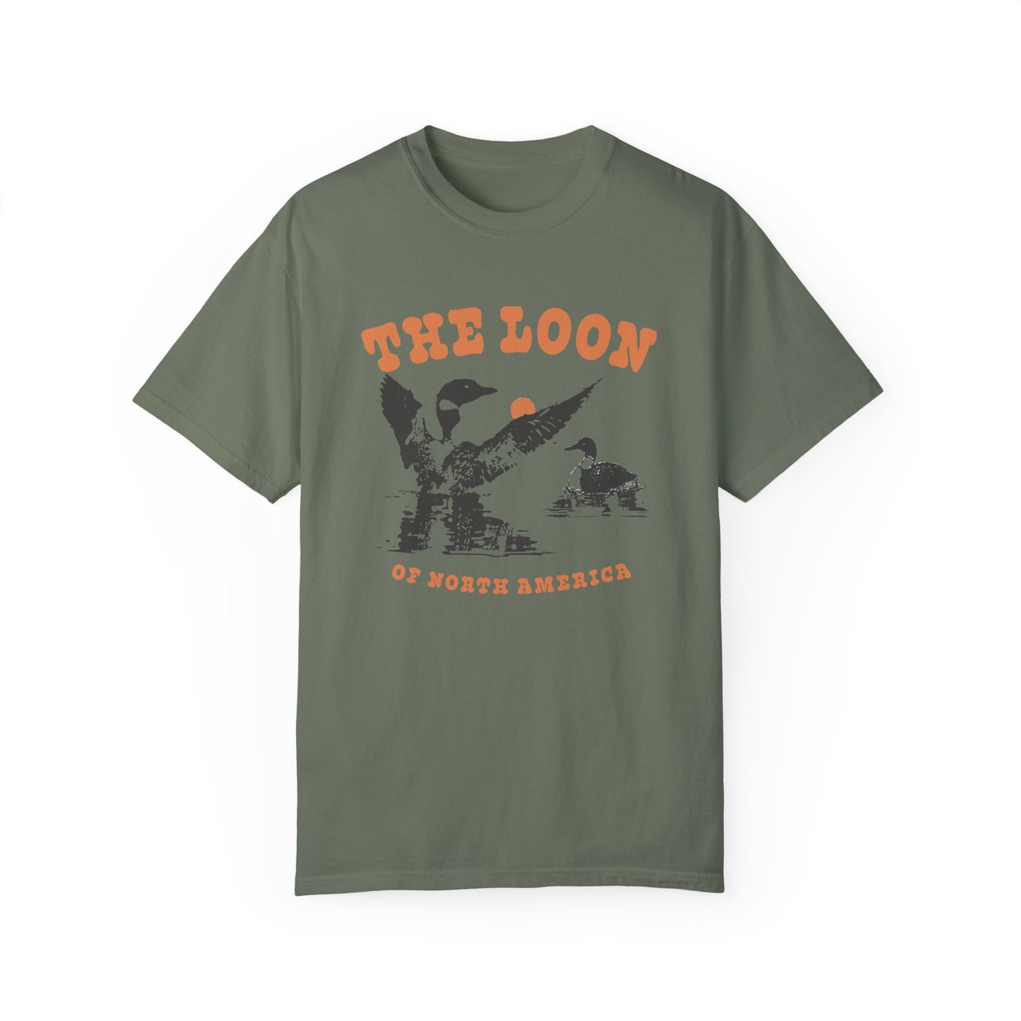 The Loon Of North America Unisex Garment-Dyed T-shirt