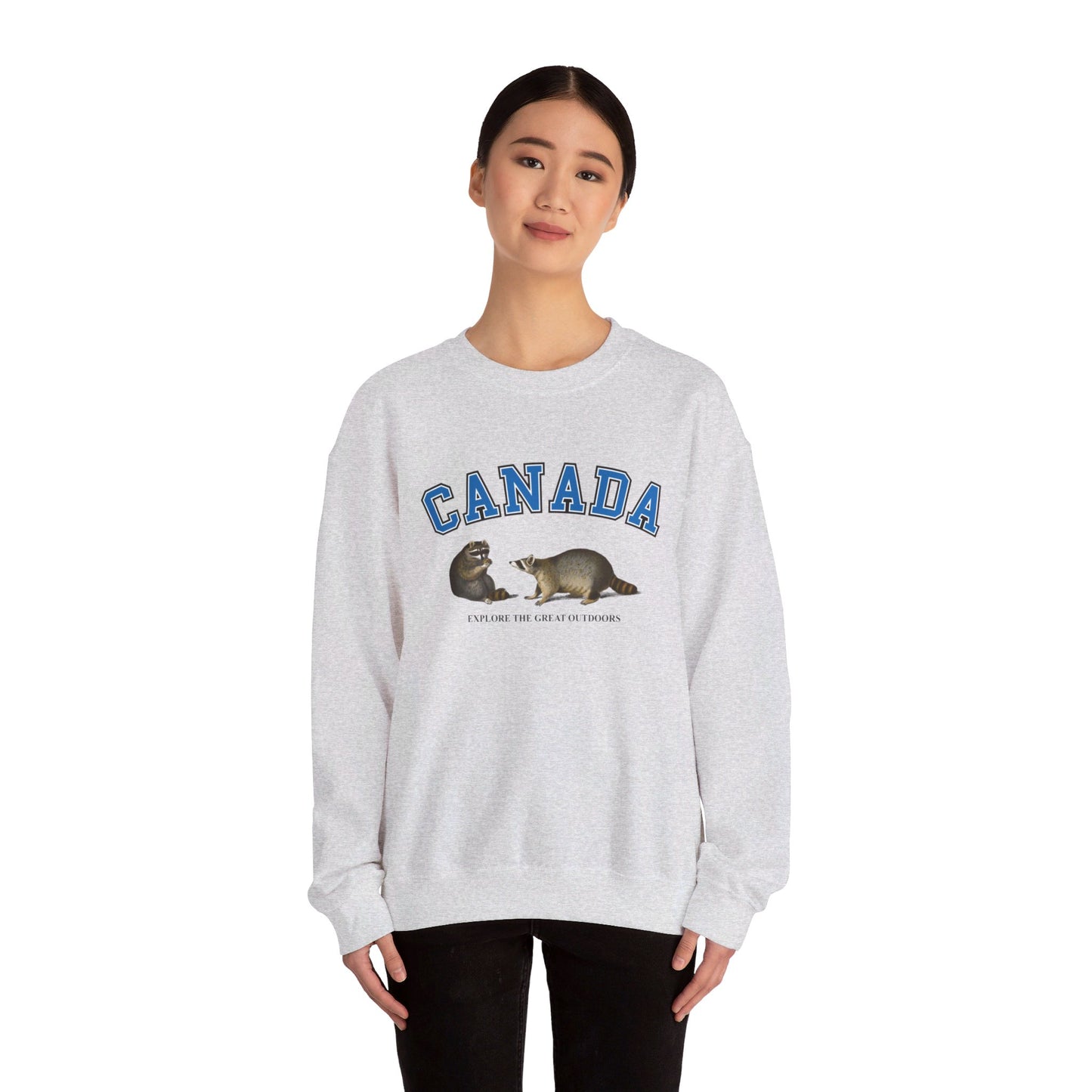 Canada Raccoon Unisex Heavy Blend™ Crewneck Sweatshirt