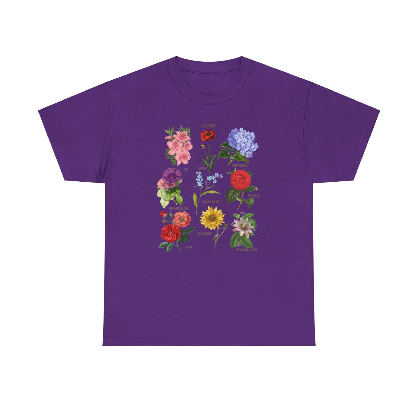 Blooms Flower Unisex Heavy Cotton Tee