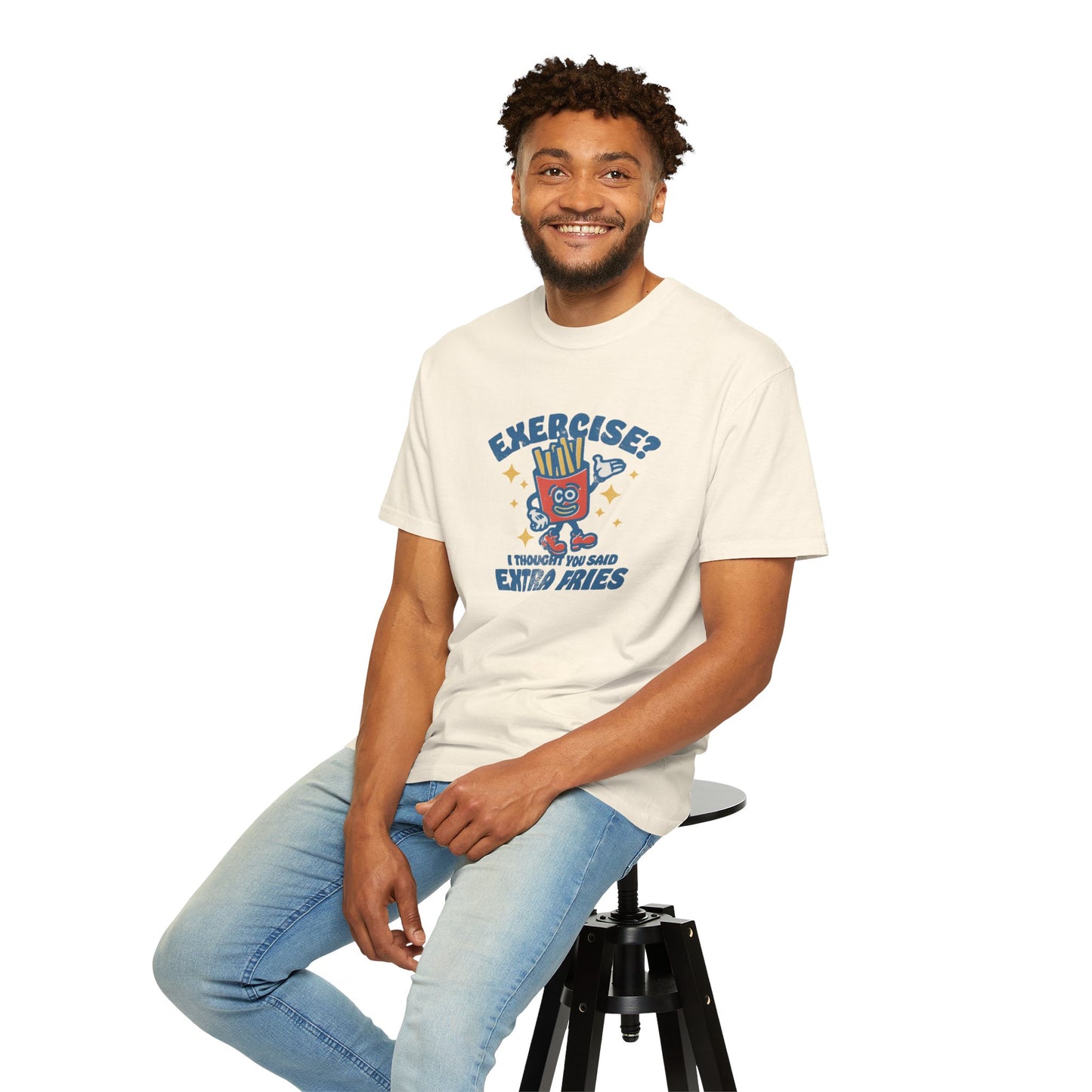 Exercise? Unisex Garment-Dyed T-shirt