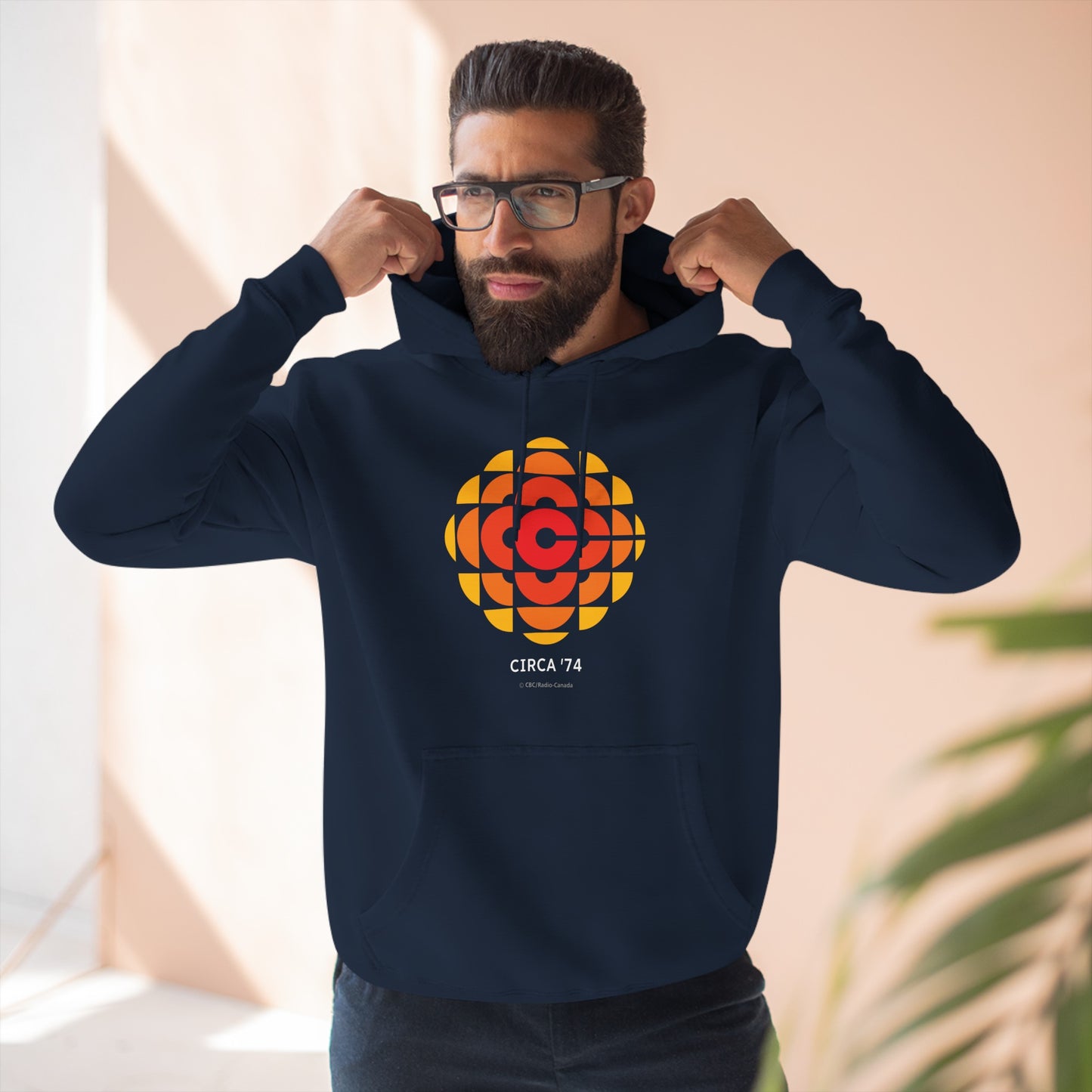CBC 1974 Retro Logo Three-Panel Fleece Hoodie