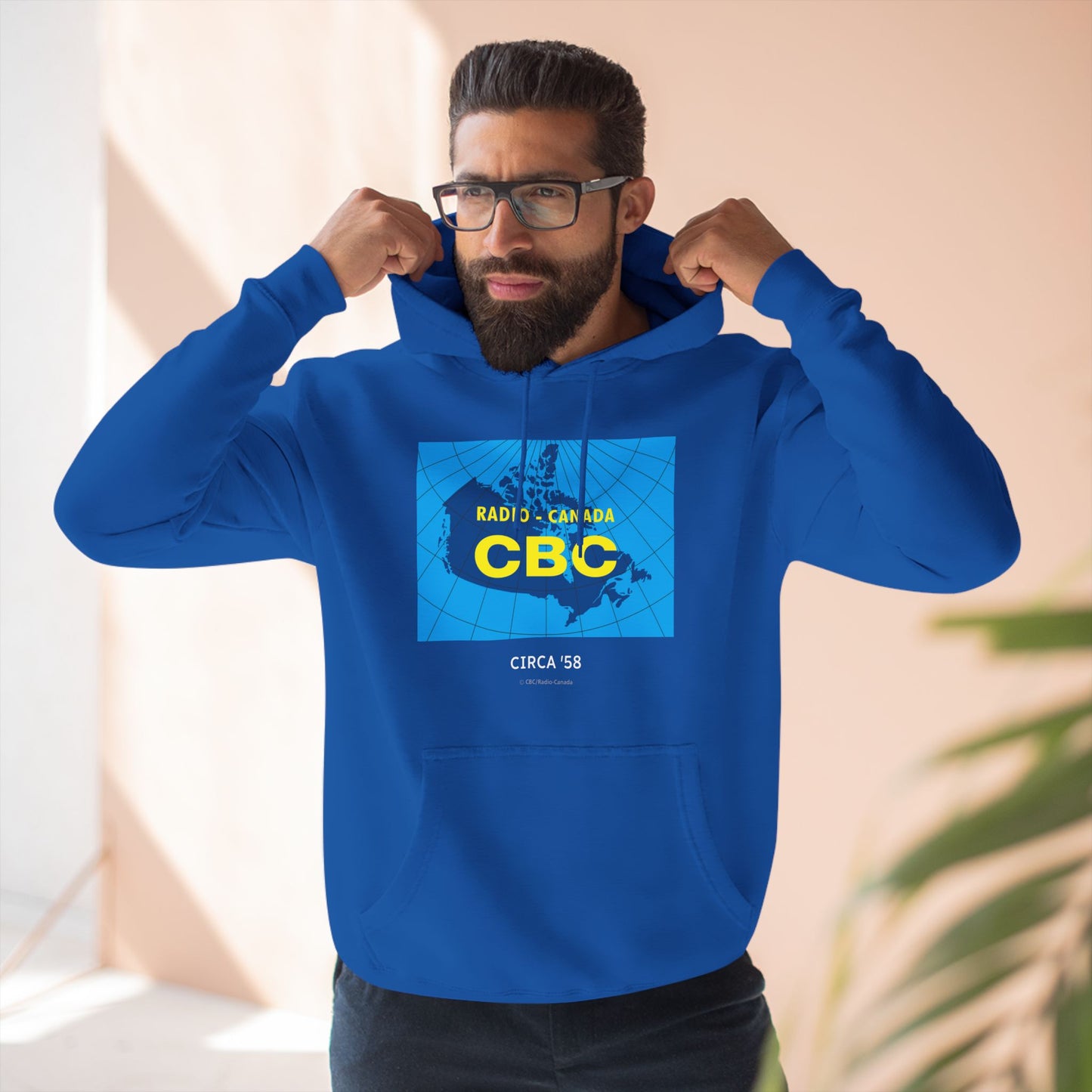 CBC 1958 Retro Logo Three-Panel Fleece Hoodie