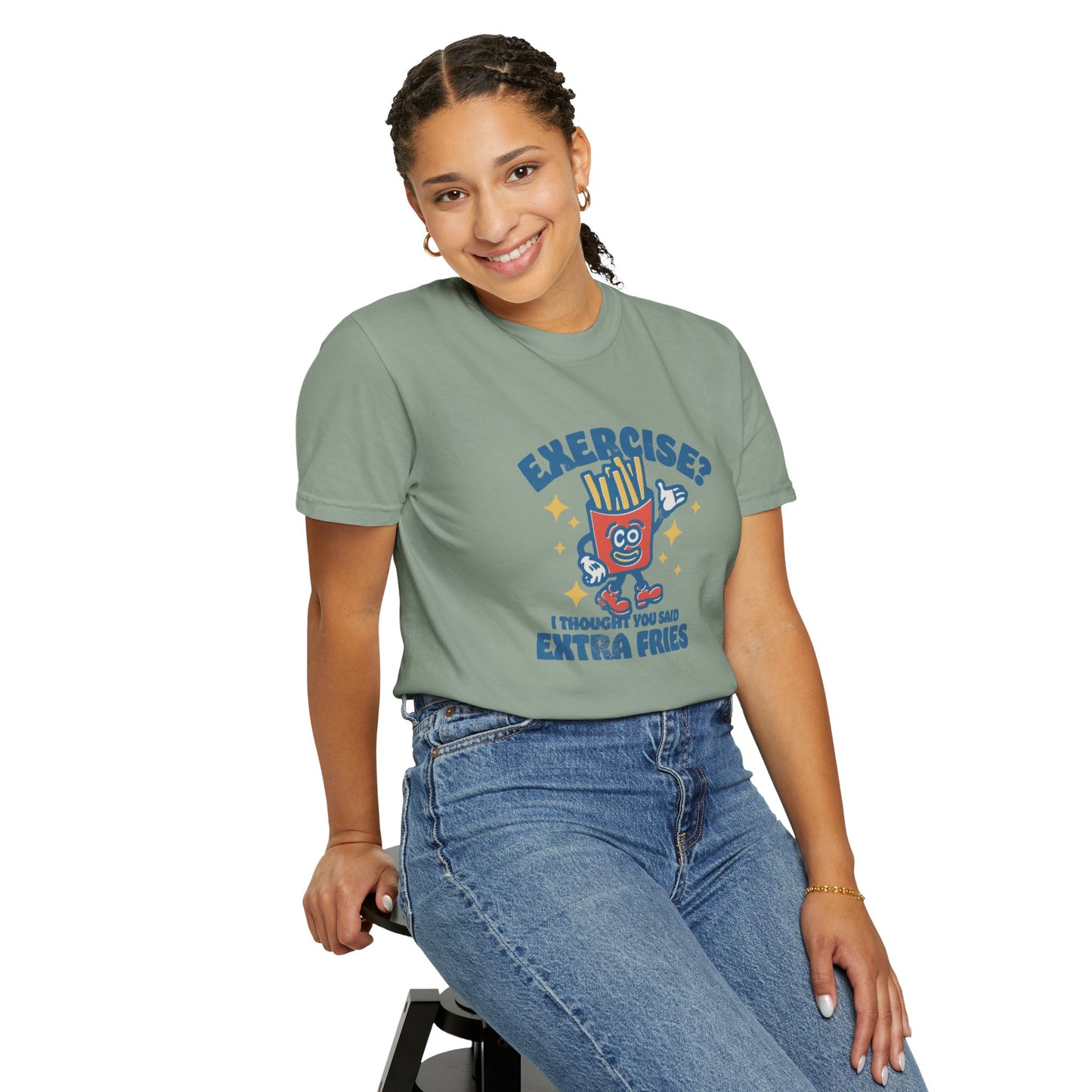 Exercise? Unisex Garment-Dyed T-shirt