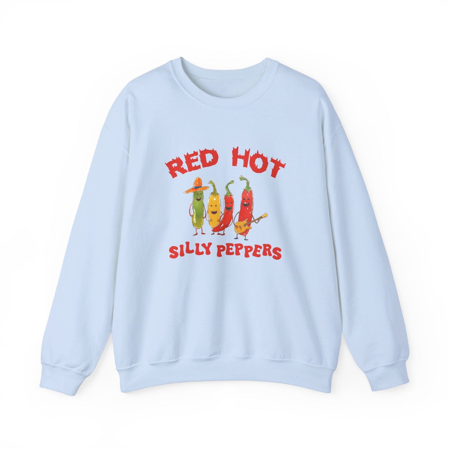 Red Hot Silly Peppers Unisex Heavy Blend™ Crewneck Sweatshirt