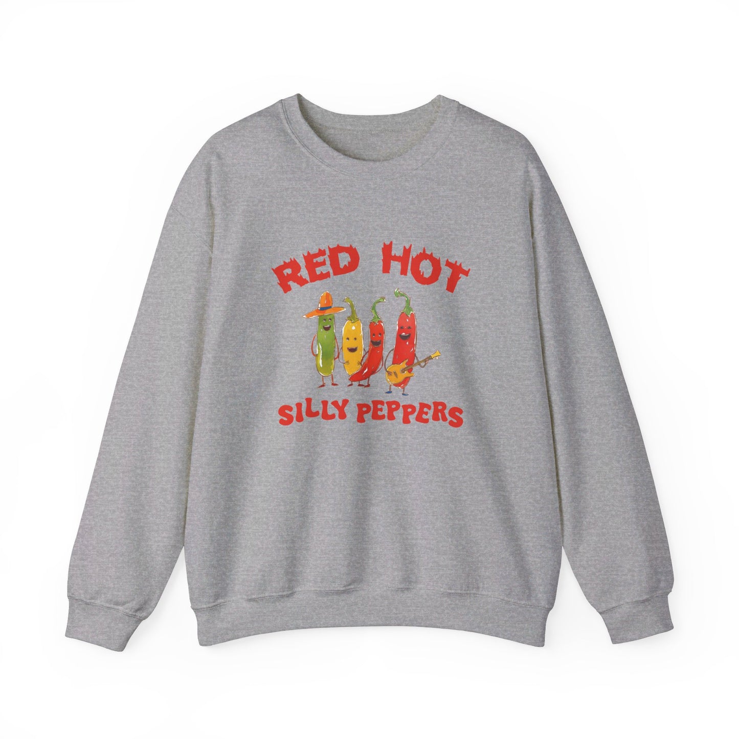 Red Hot Silly Peppers Unisex Heavy Blend™ Crewneck Sweatshirt