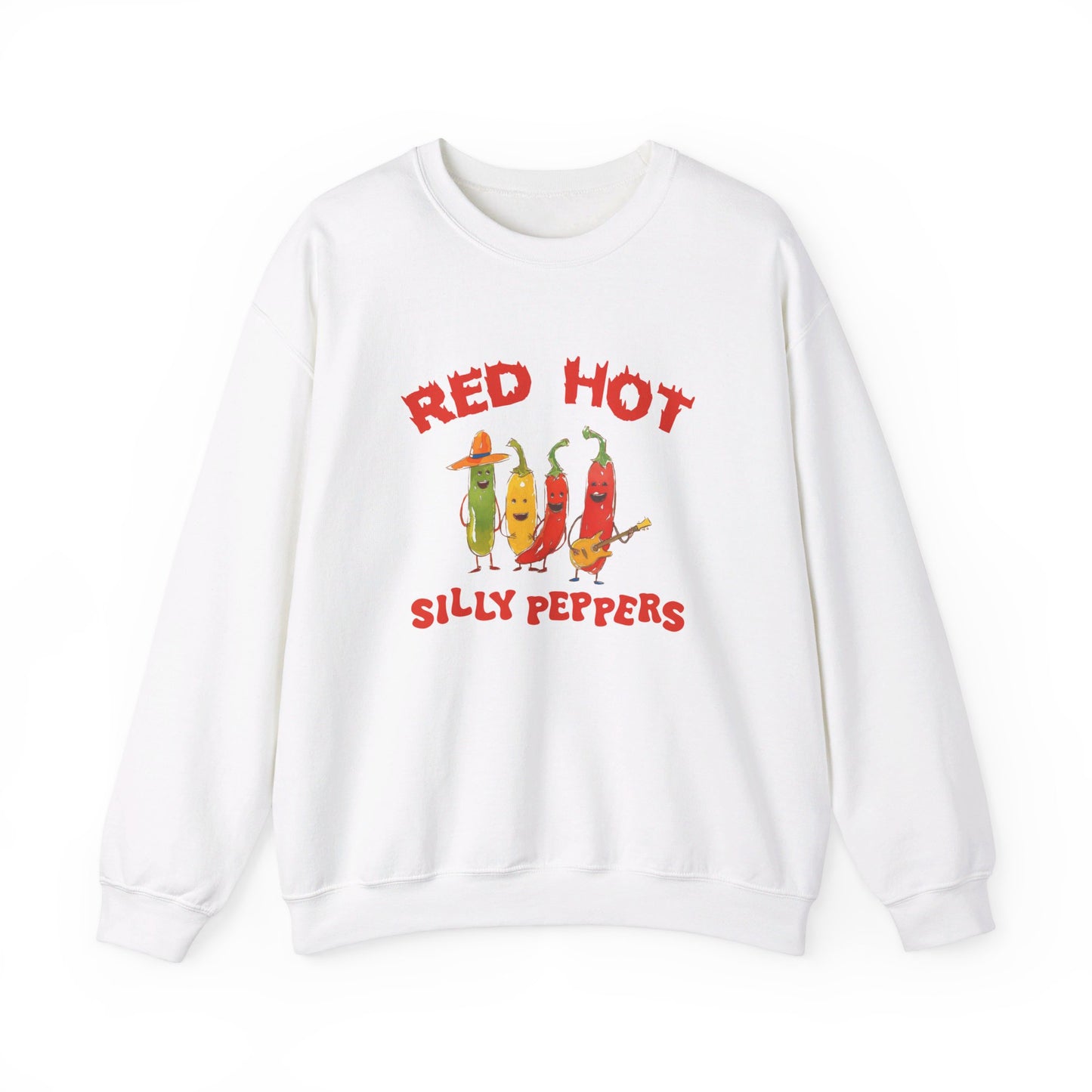 Red Hot Silly Peppers Unisex Heavy Blend™ Crewneck Sweatshirt
