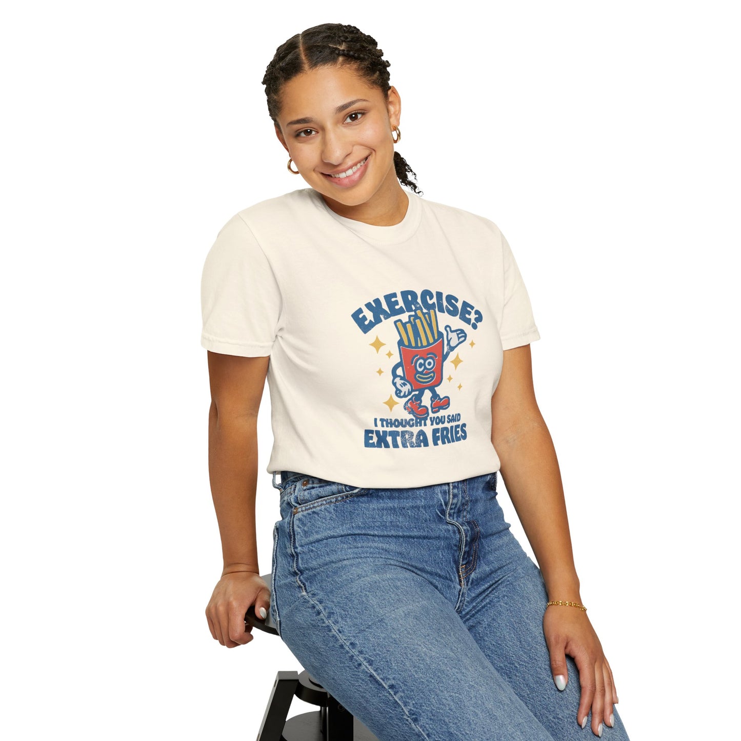 Exercise? Unisex Garment-Dyed T-shirt