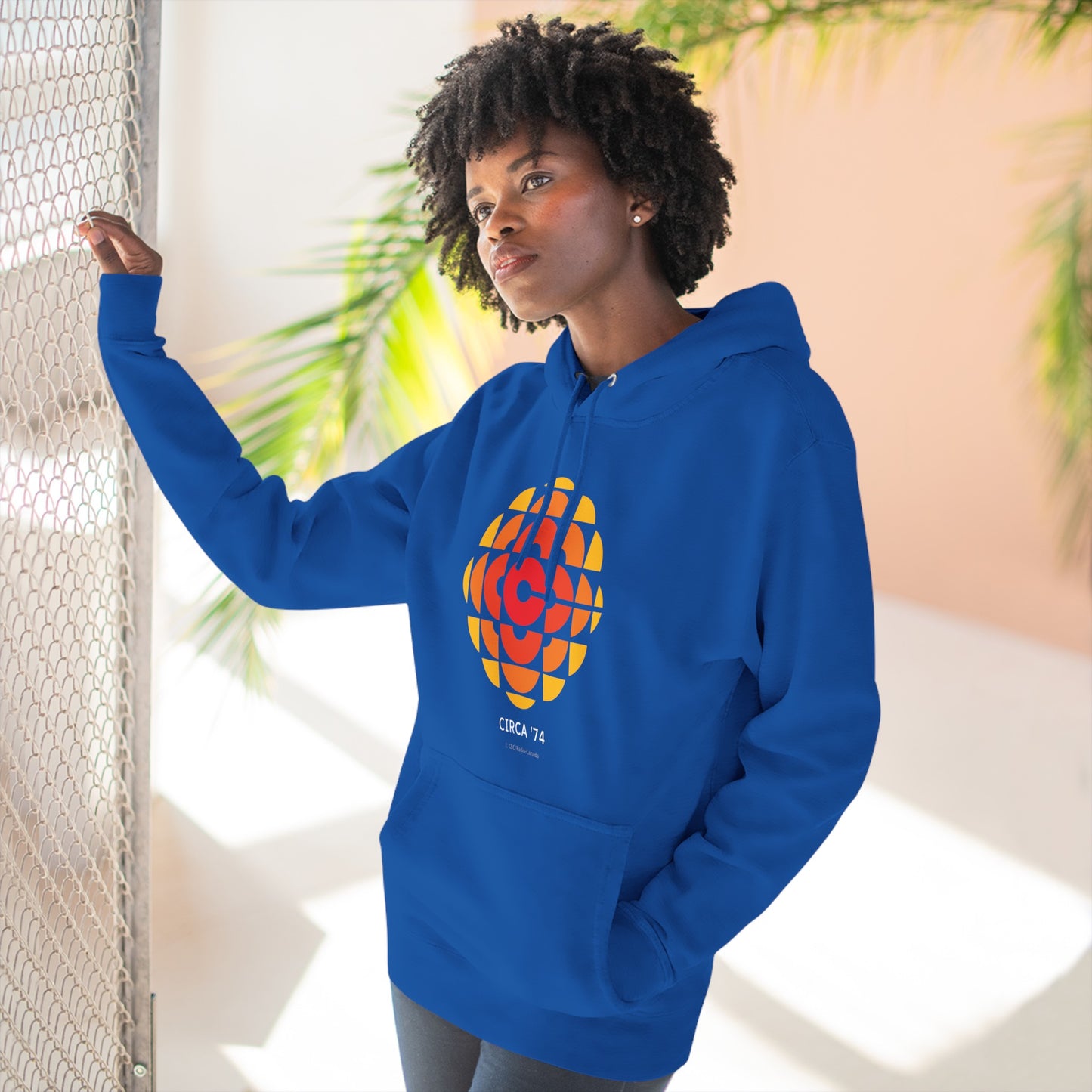 CBC 1974 Retro Logo Three-Panel Fleece Hoodie