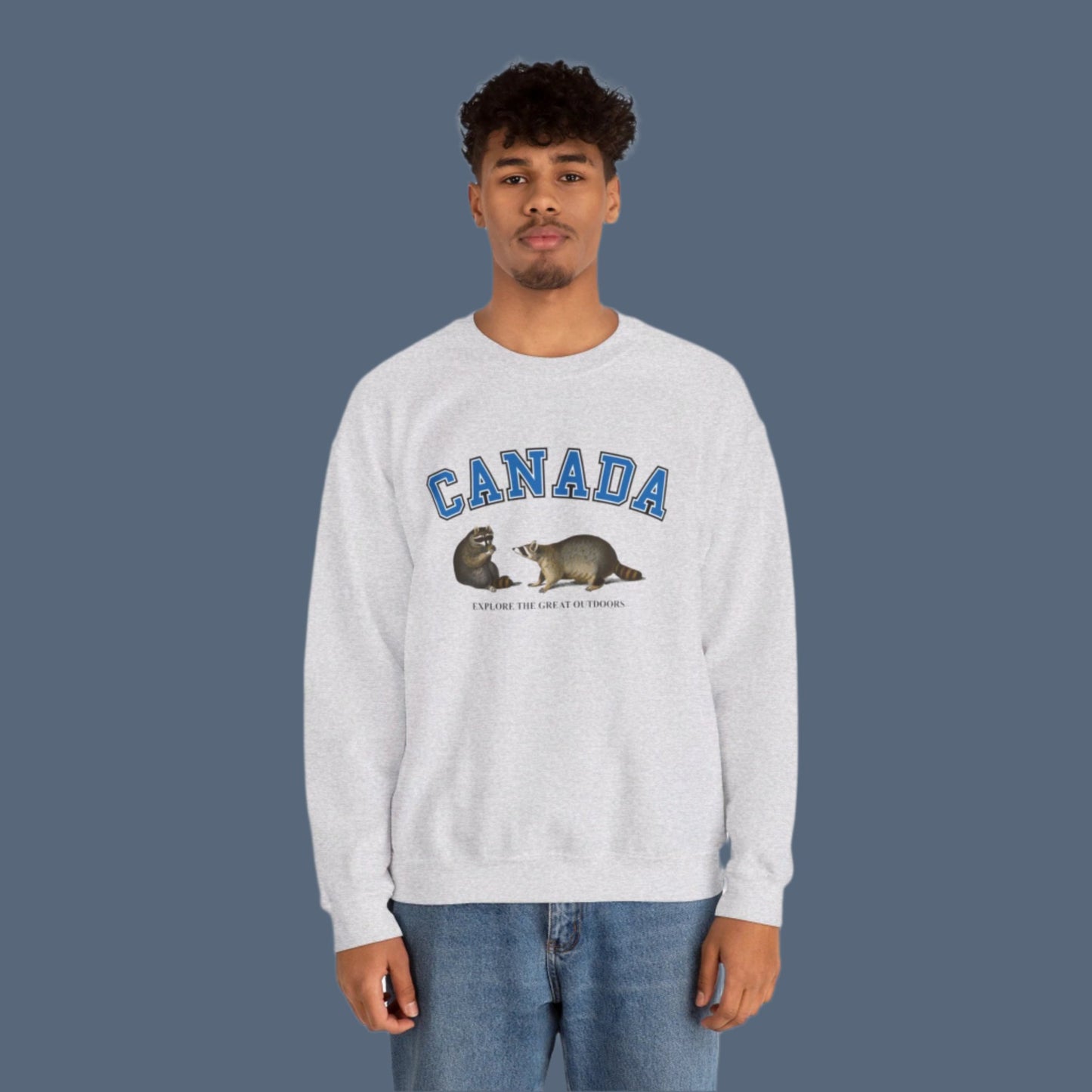 Canada Raccoon Unisex Heavy Blend™ Crewneck Sweatshirt
