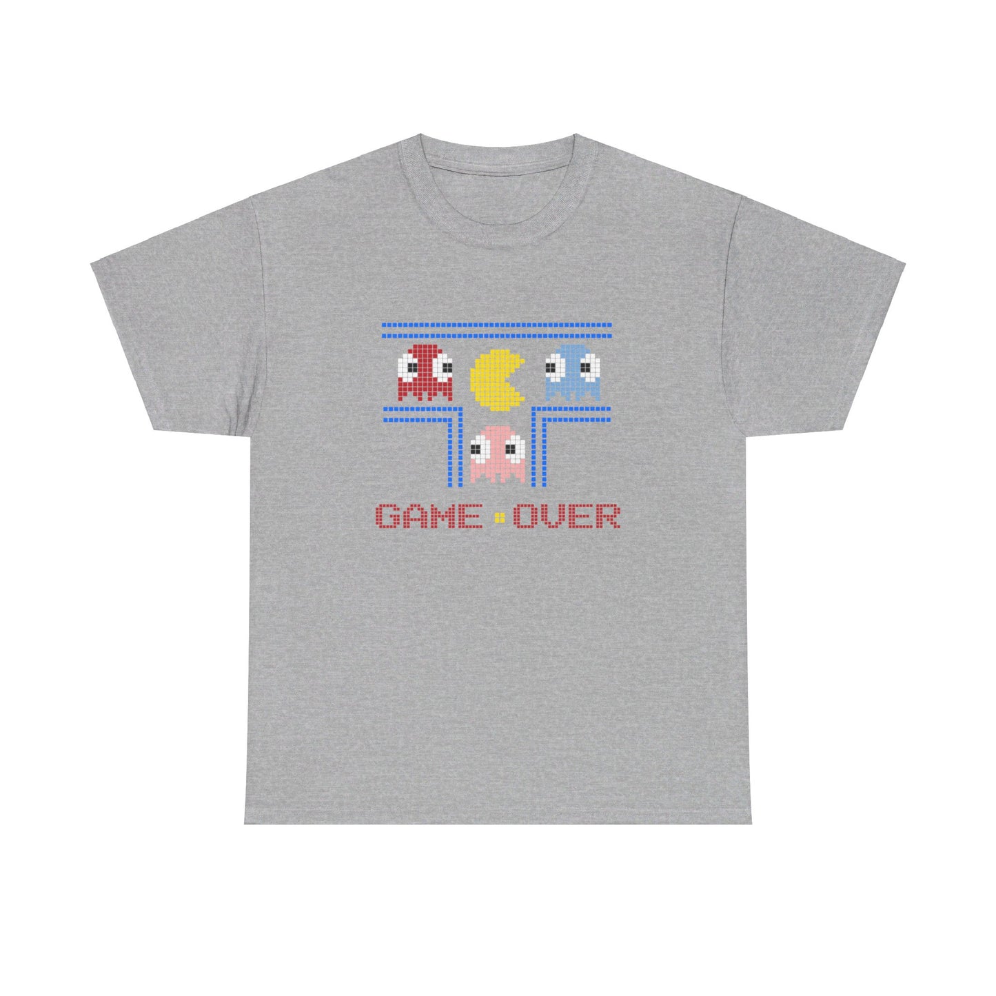 Game Over Retro Gaming Unisex Heavy Cotton Tee