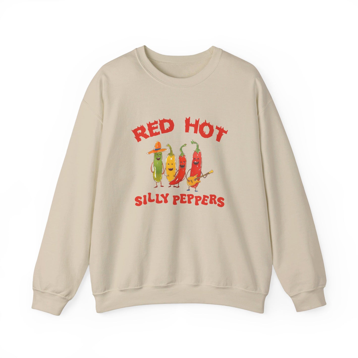 Red Hot Silly Peppers Unisex Heavy Blend™ Crewneck Sweatshirt