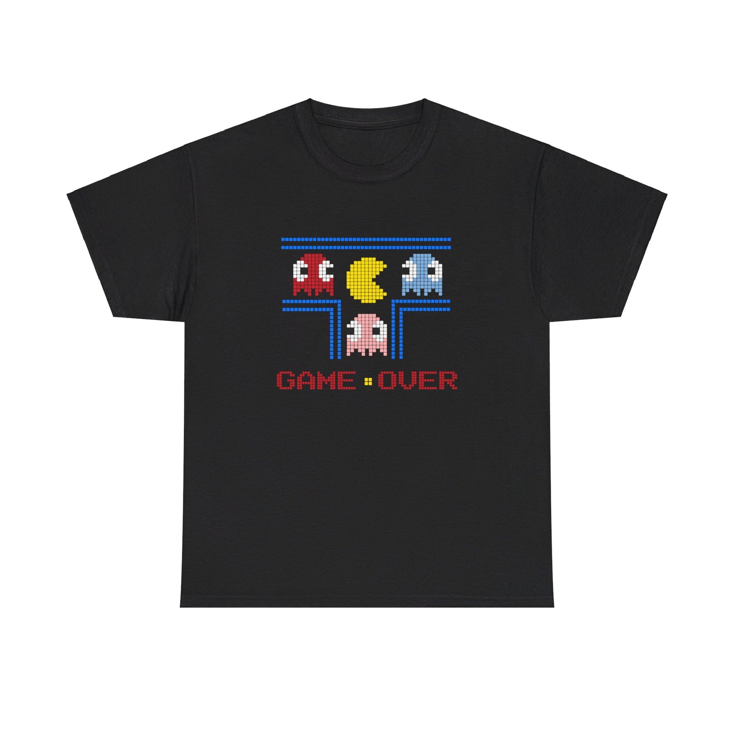 Game Over Retro Gaming Unisex Heavy Cotton Tee