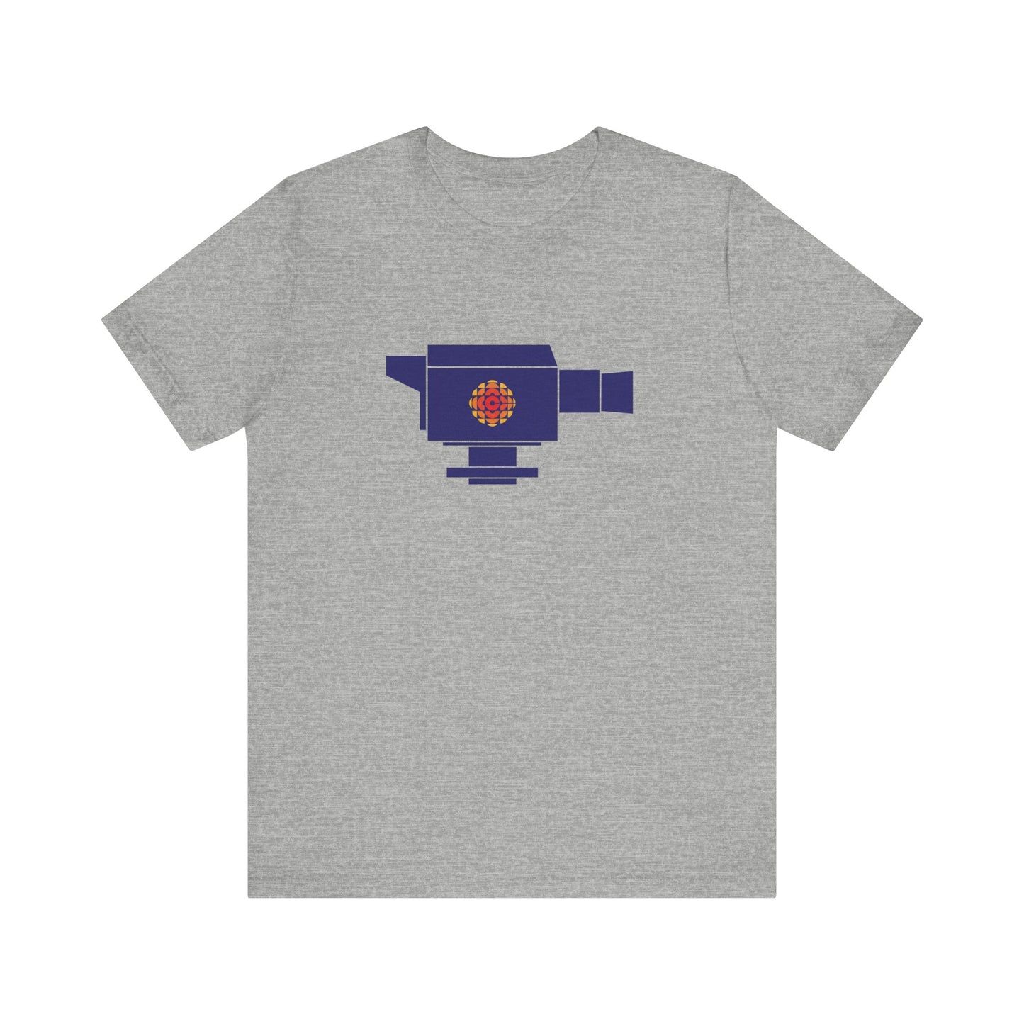 CBC Camera 1974 Retro Logo Unisex Jersey Short Sleeve Tee