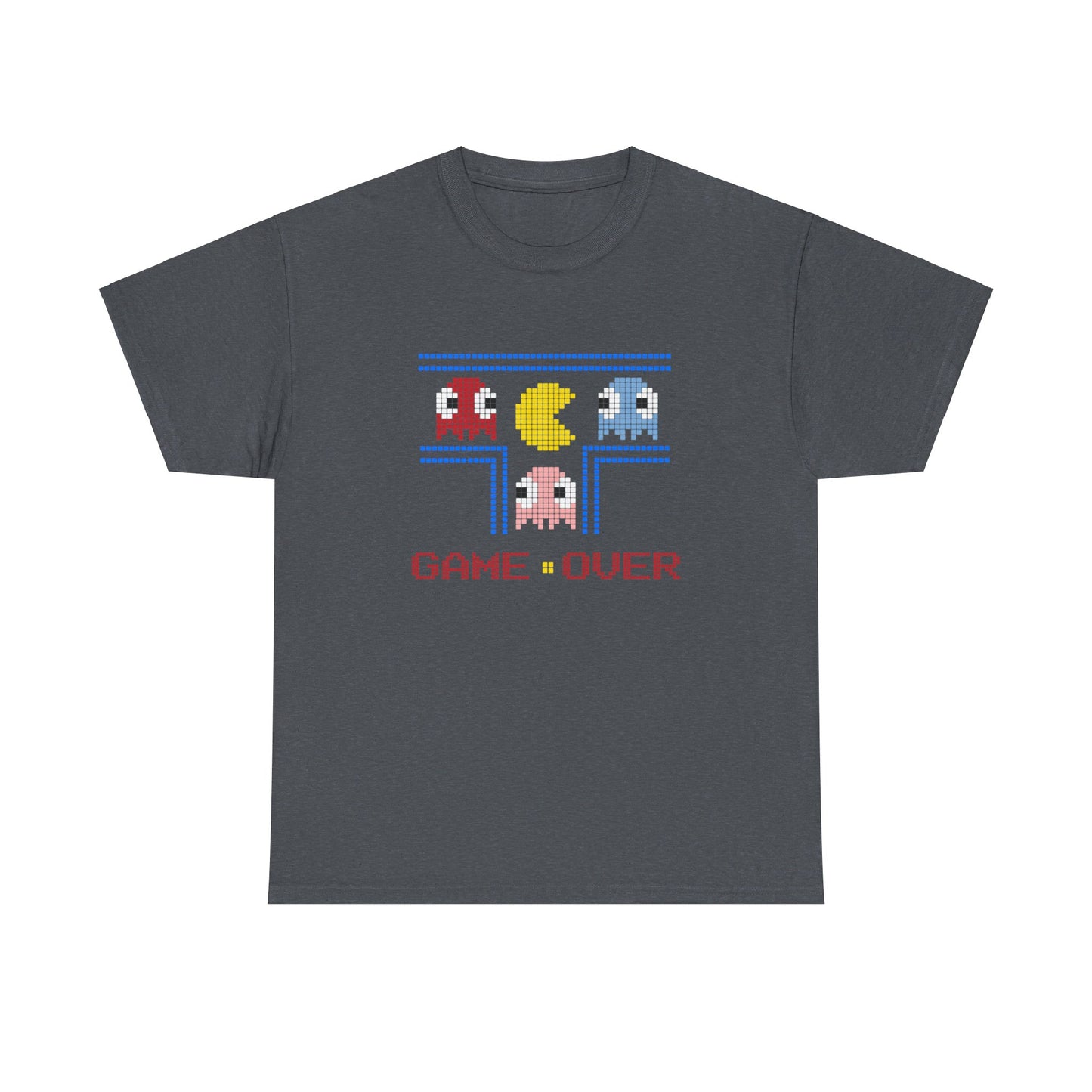 Game Over Retro Gaming Unisex Heavy Cotton Tee