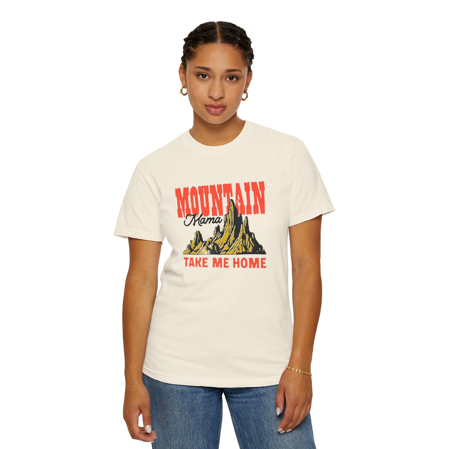 Mountain Mama Unisex Garment-Dyed T-shirt