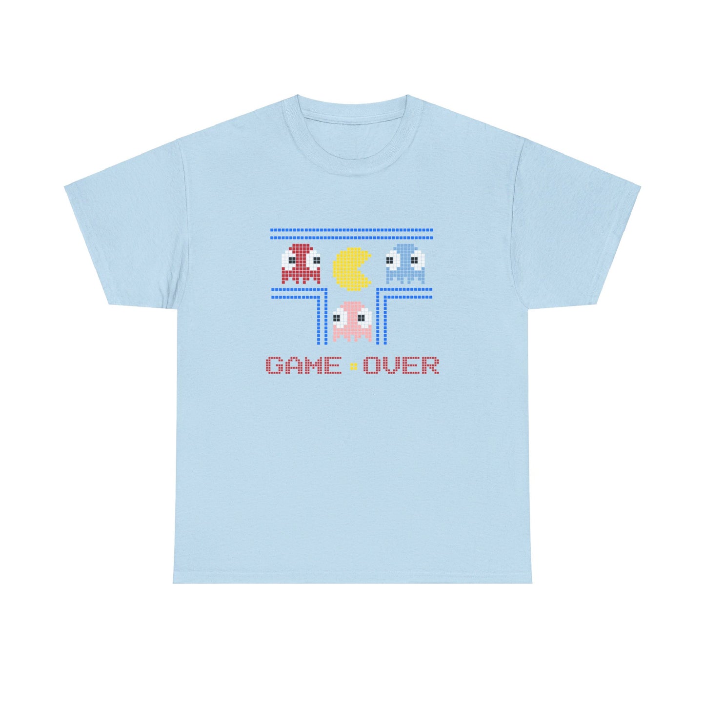 Game Over Retro Gaming Unisex Heavy Cotton Tee