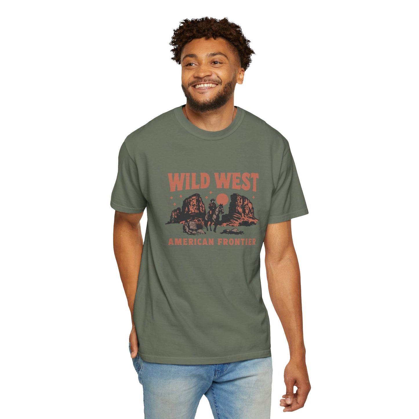 Wild West Unisex Garment-Dyed T-shirt