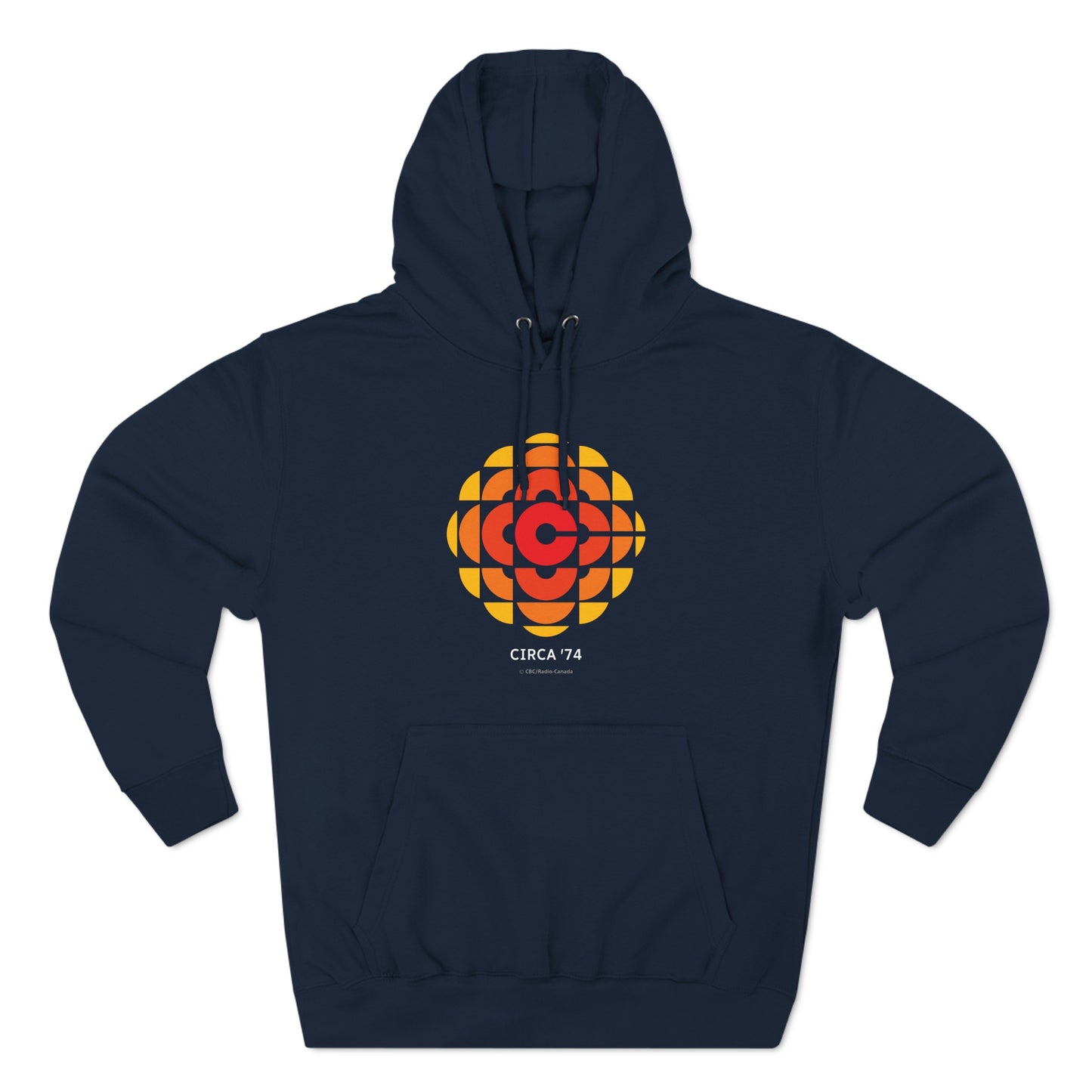 CBC 1974 Retro Logo Three-Panel Fleece Hoodie
