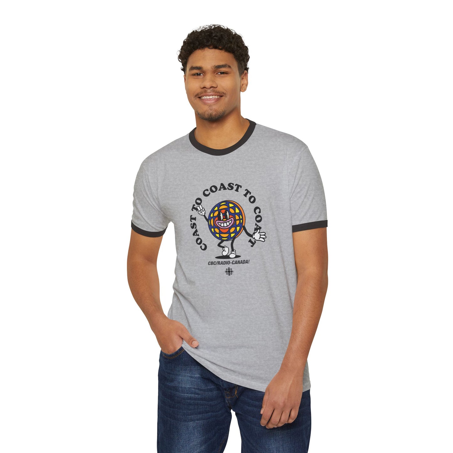 Larry Logo Throwback Unisex Cotton Ringer T-Shirt