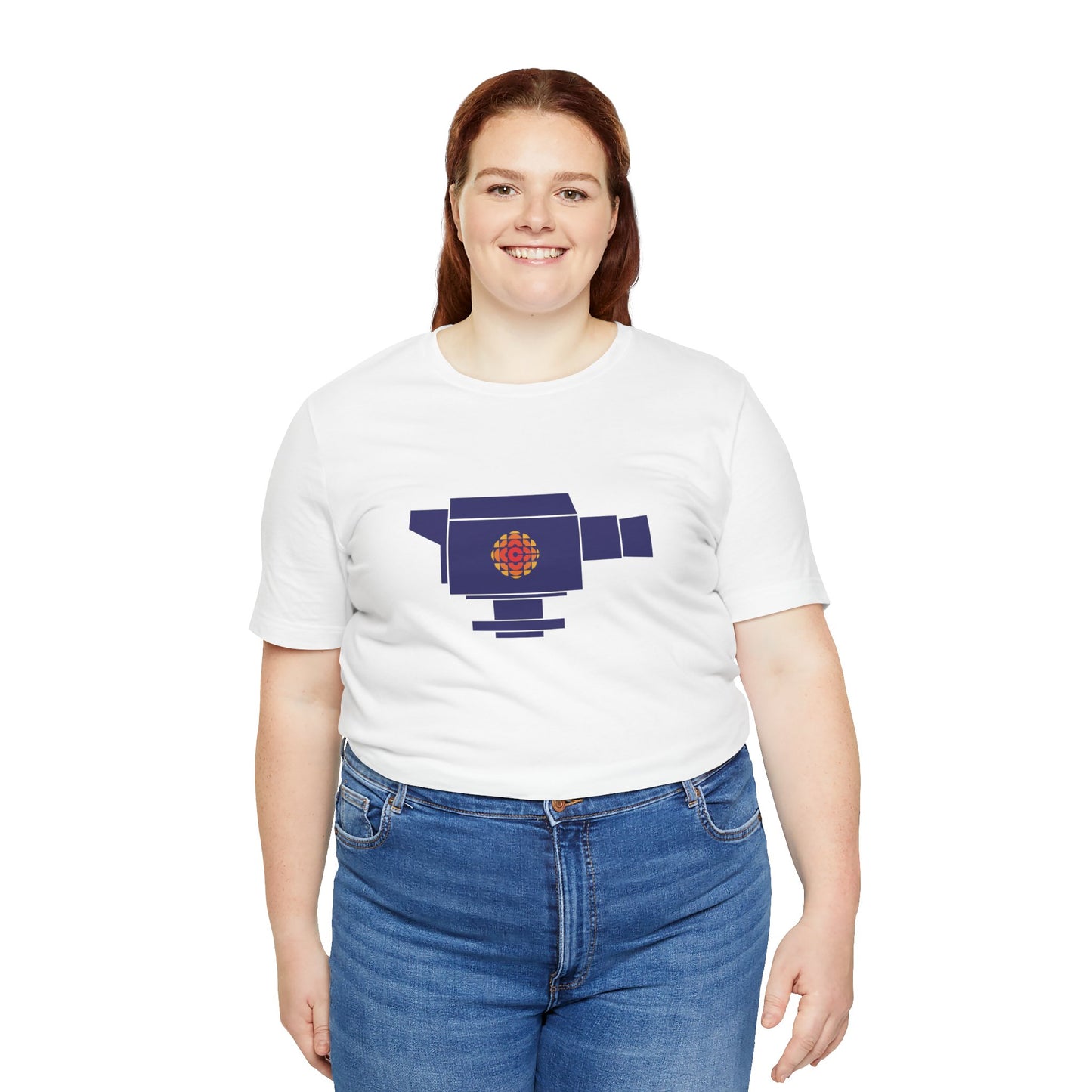 CBC Camera 1974 Retro Logo Unisex Jersey Short Sleeve Tee