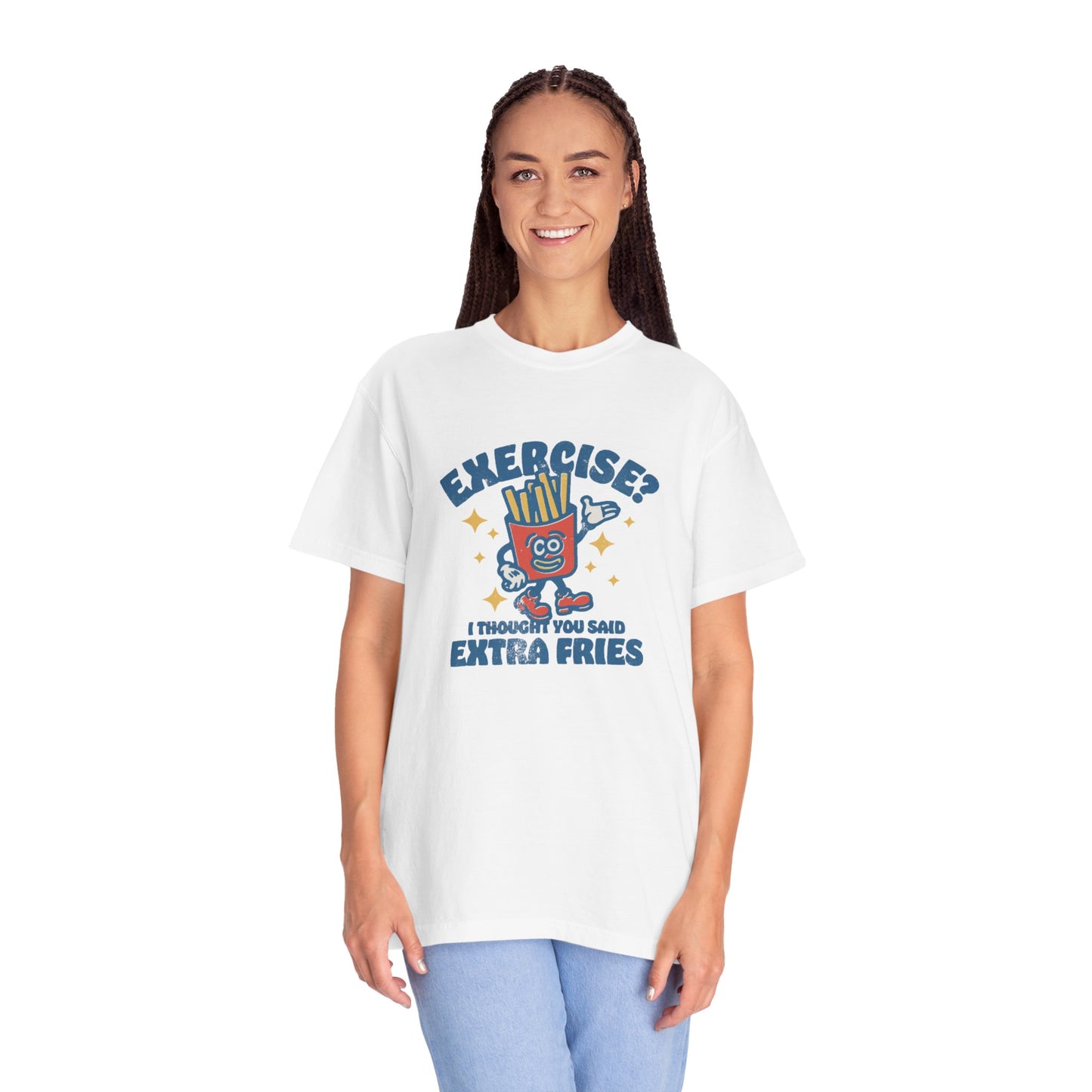 Exercise? Unisex Garment-Dyed T-shirt