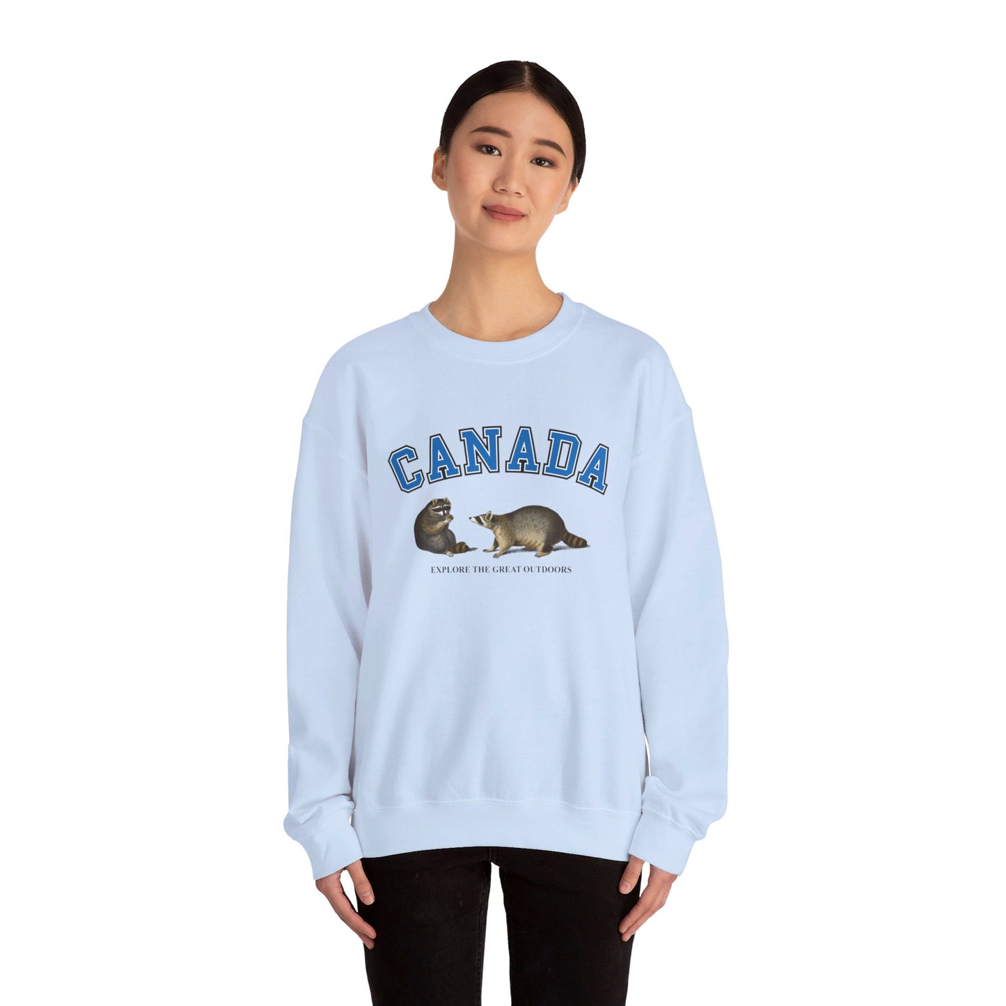 Canada Raccoon Unisex Heavy Blend™ Crewneck Sweatshirt