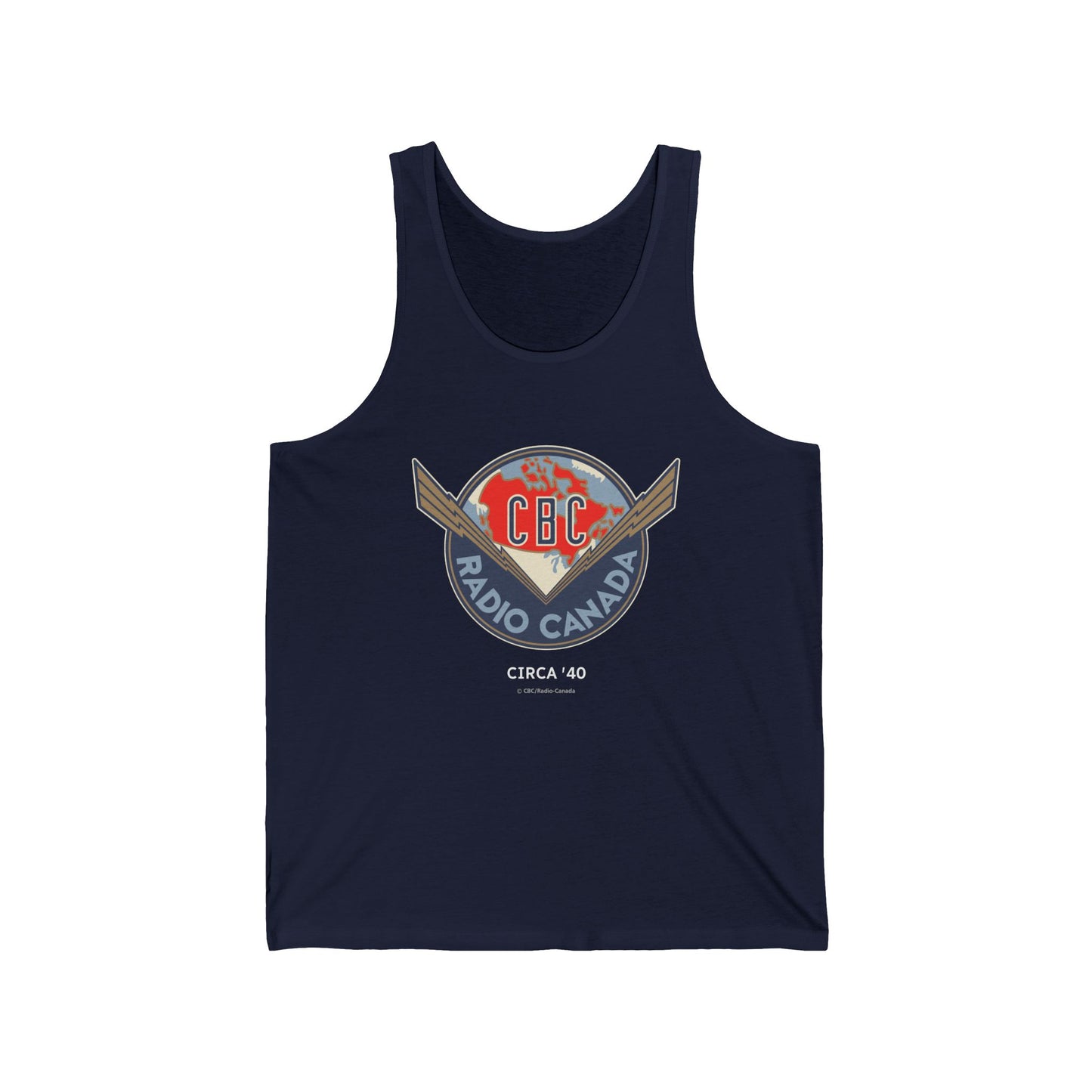 CBC 1940 Retro Logo Unisex Jersey Tank