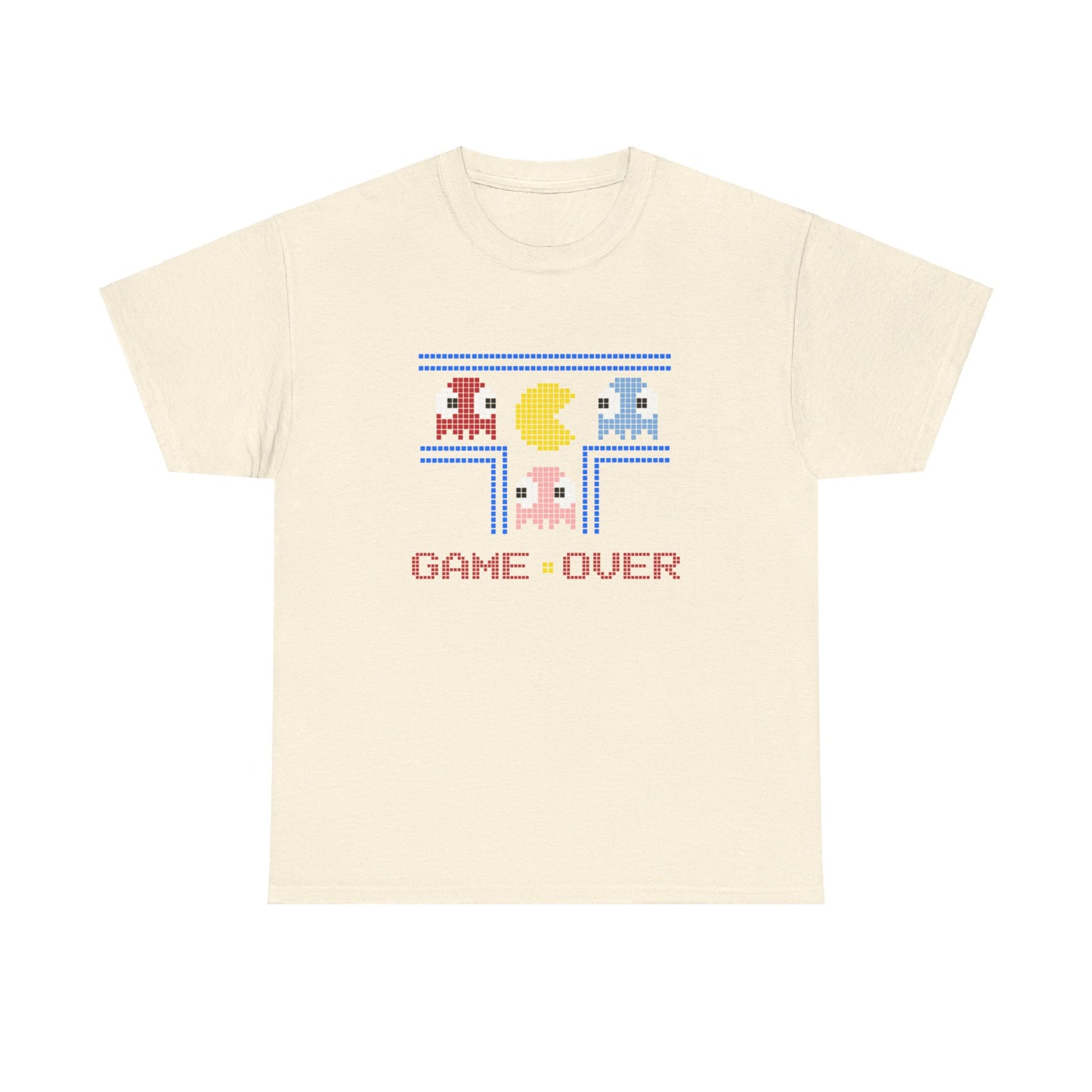 Game Over Retro Gaming Unisex Heavy Cotton Tee