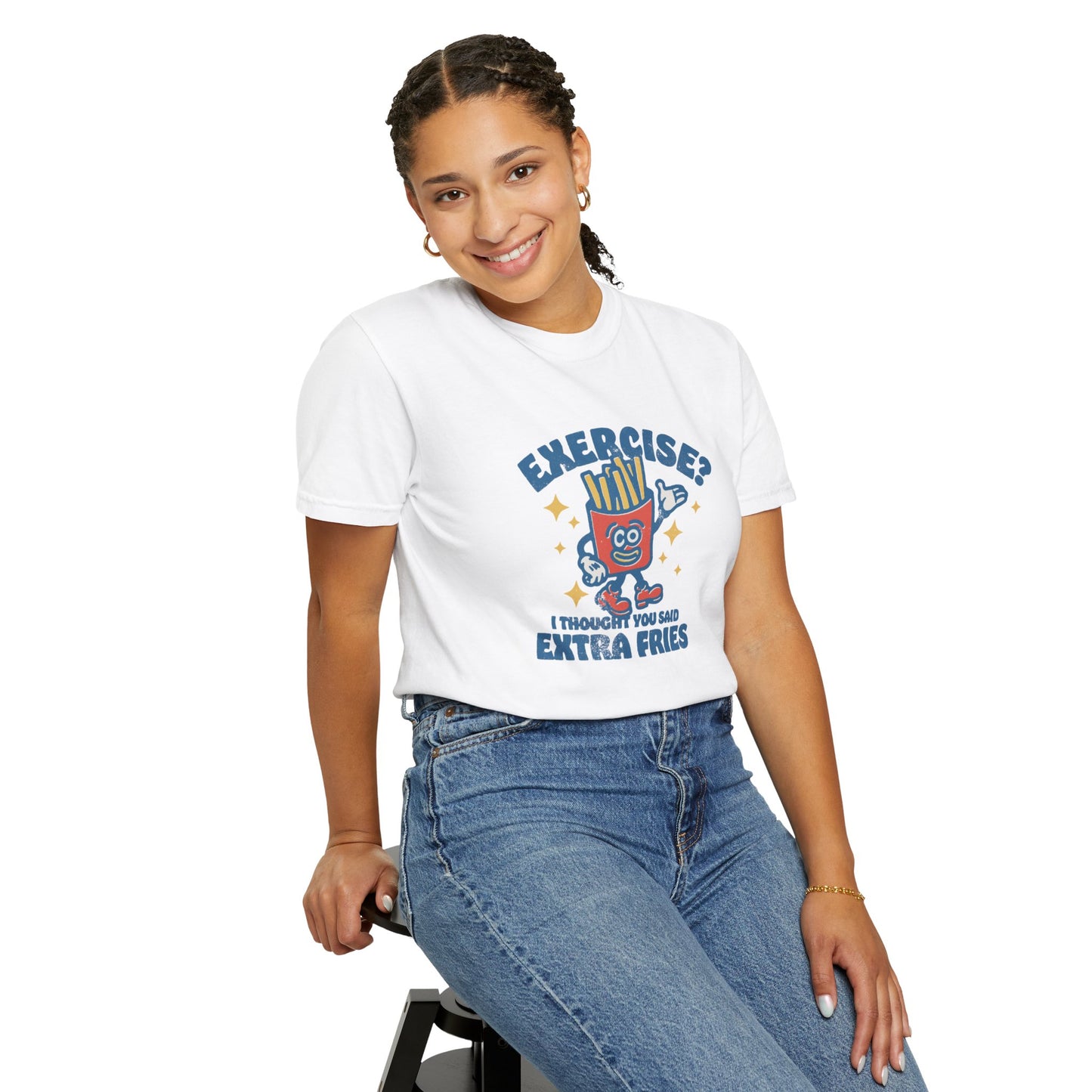 Exercise? Unisex Garment-Dyed T-shirt