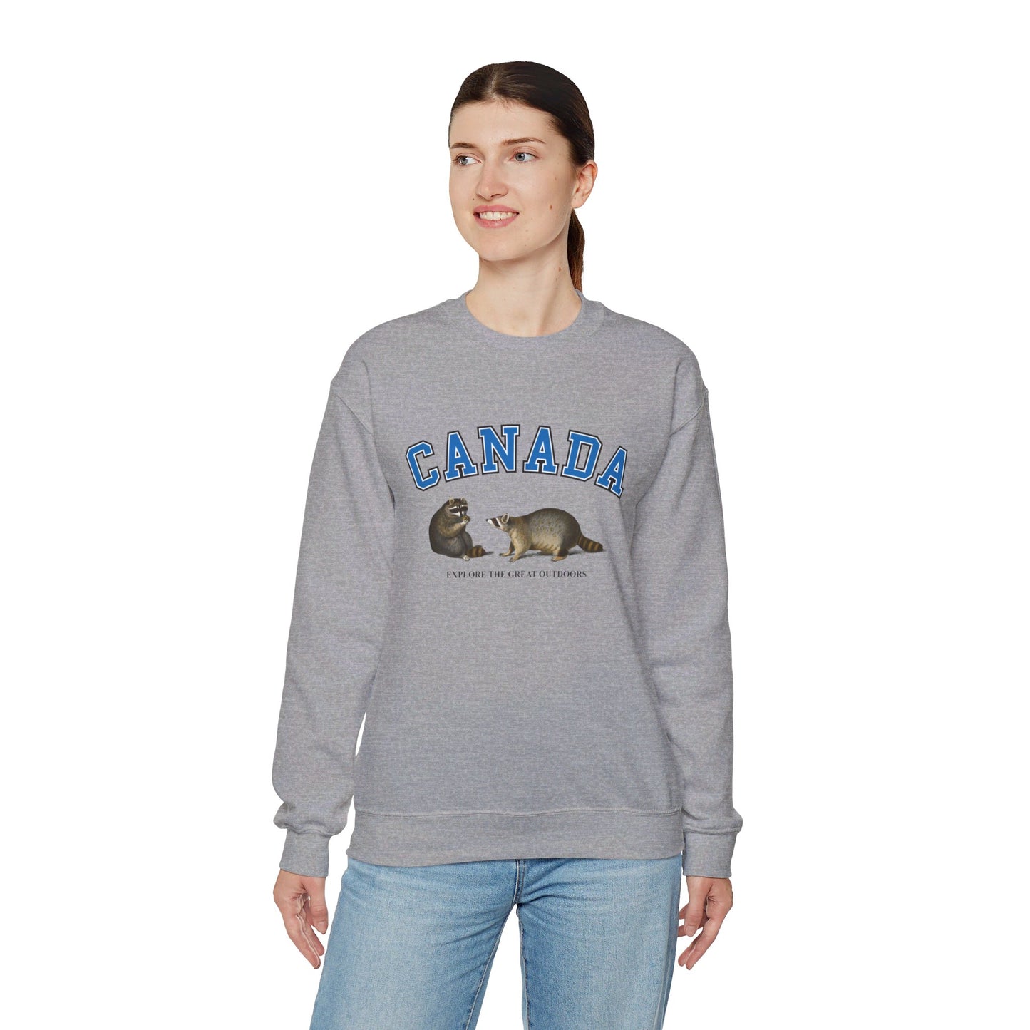 Canada Raccoon Unisex Heavy Blend™ Crewneck Sweatshirt