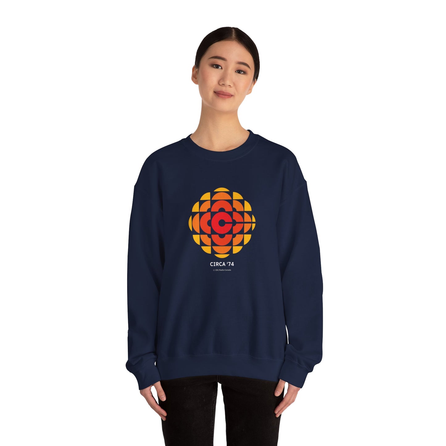 CBC 1974 Retro Logo Unisex Heavy Blend™ Crewneck Sweatshirt